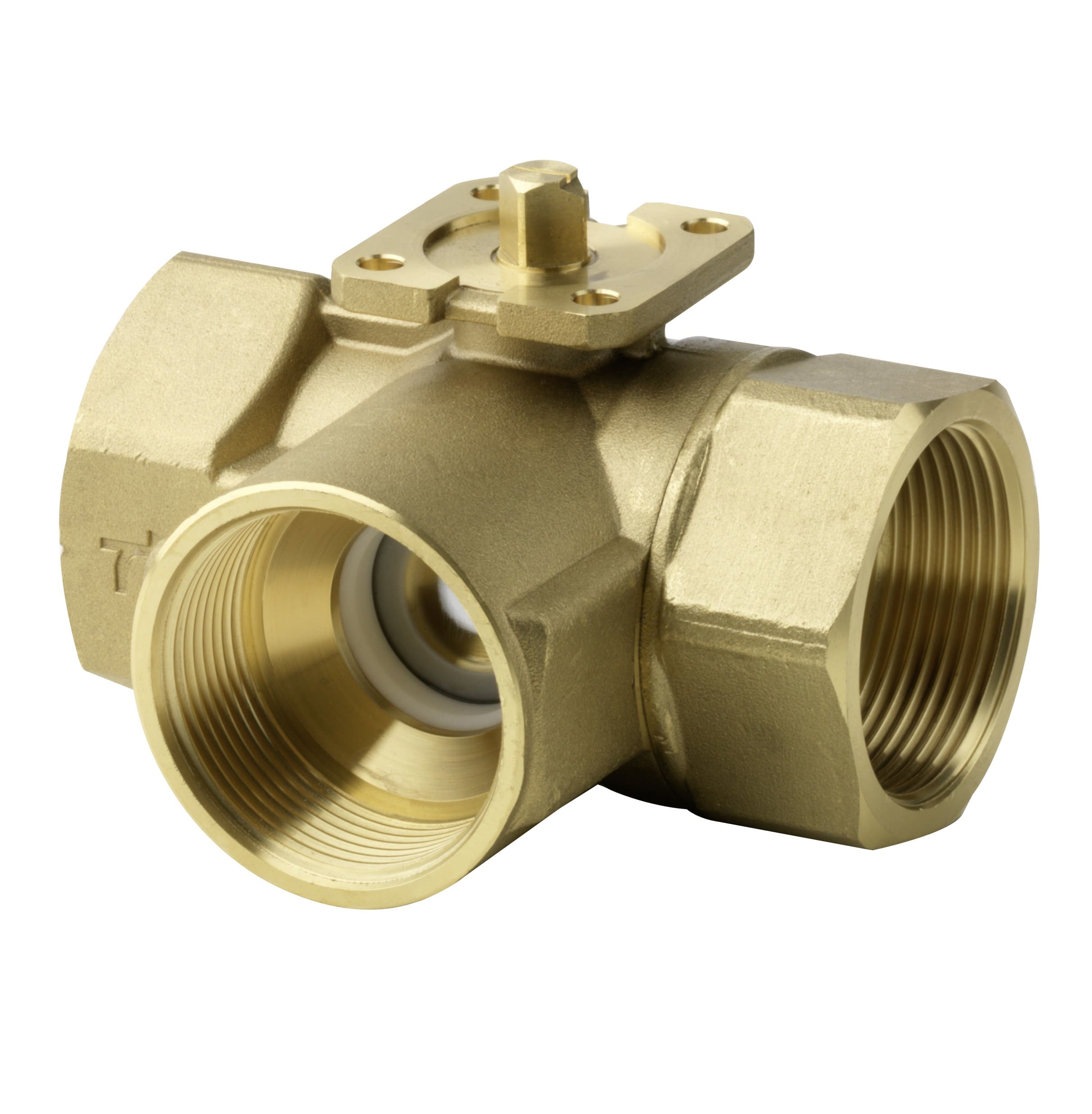 Siemens IBT - Vanne boiss. sphér. PN40 3V DN25 kvs 10