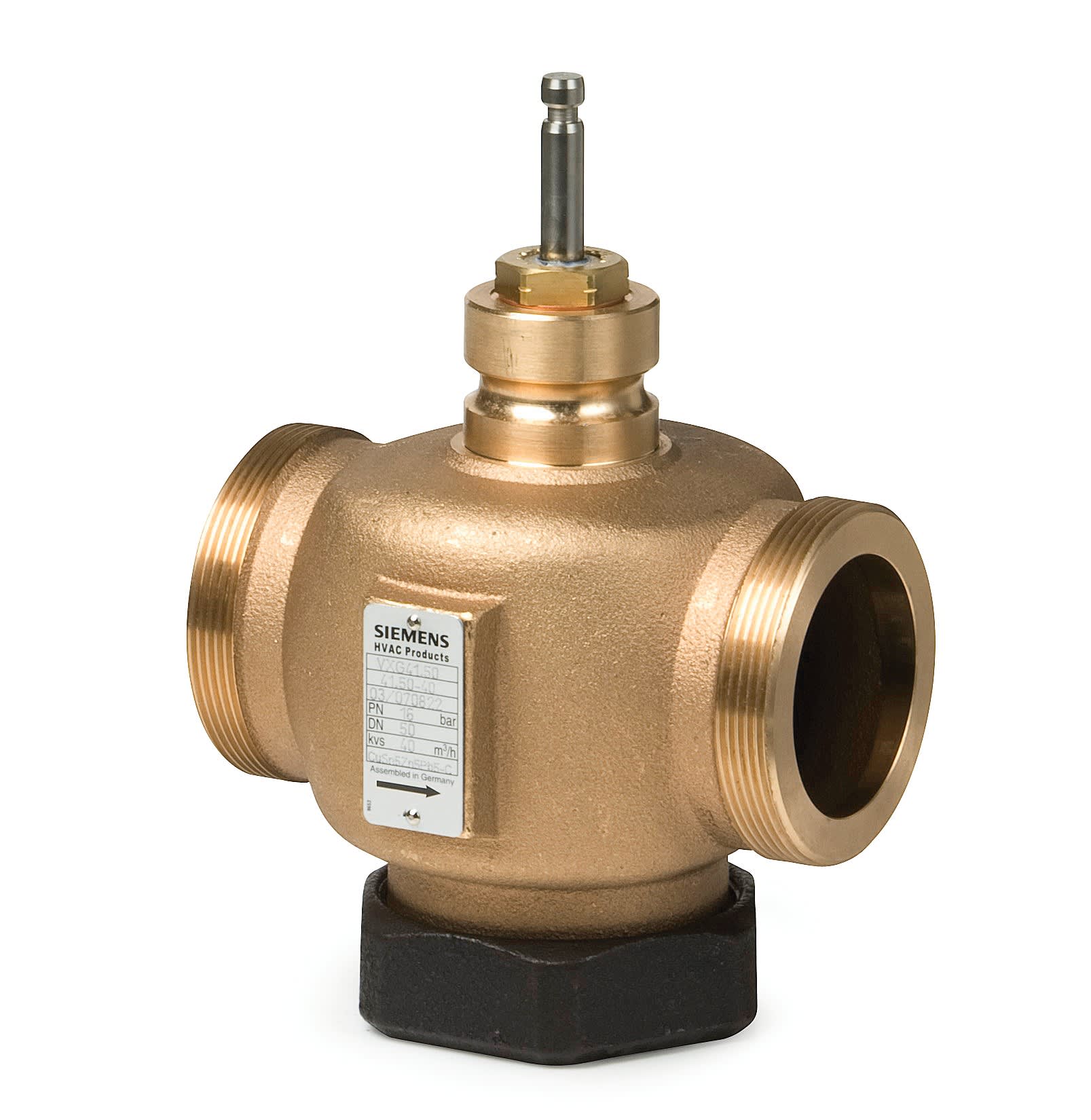 Siemens IBT - Vanne siège 20mm PN16 2V DN50 kvs 40