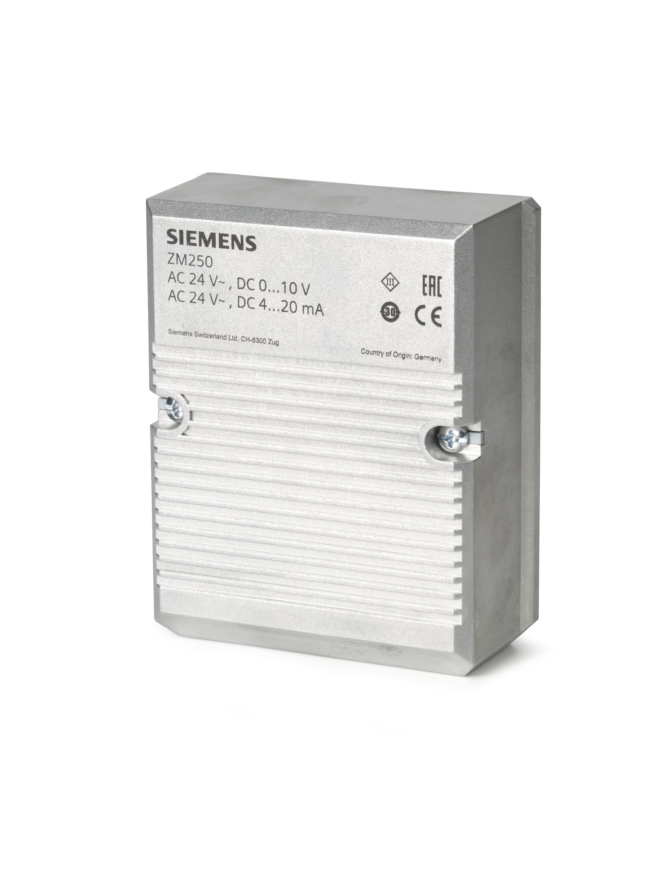 Siemens IBT - Boîtier racc. M3P..FY.. 0-10V ou 4-20mA