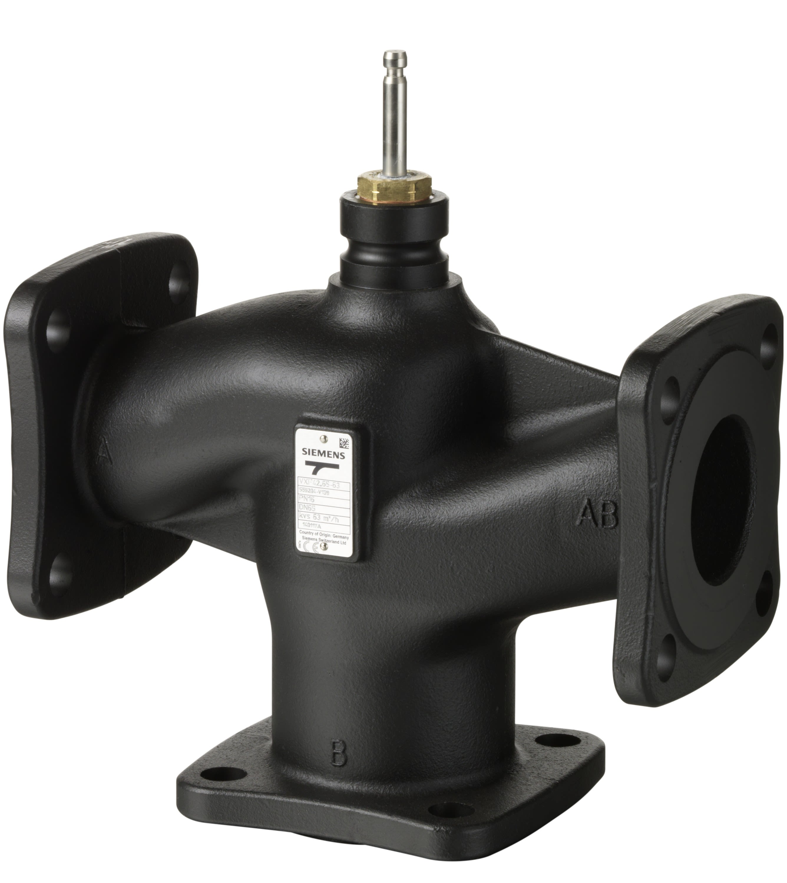 Siemens IBT - Vanne siège brides PN16 3V DN40 kvs 16