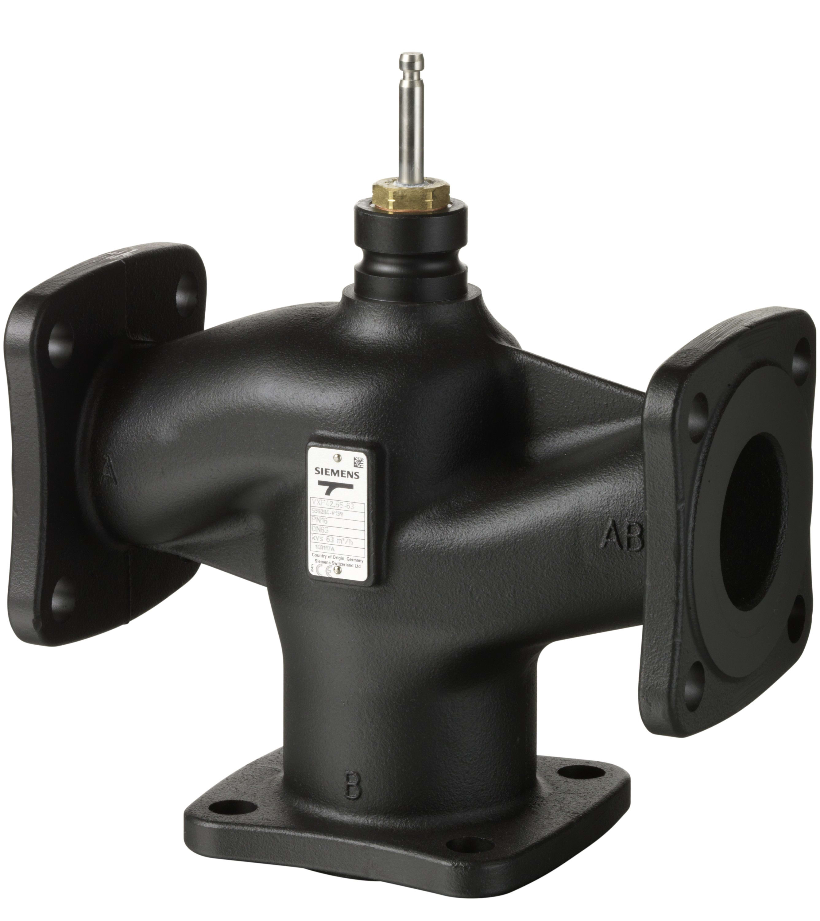 Siemens IBT - Vanne siège brides PN16 3V DN100 kvs 160