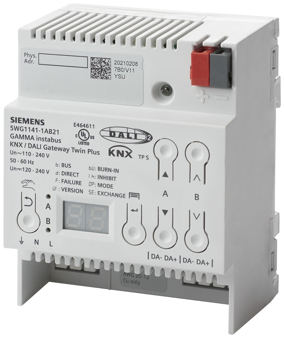 Siemens IBT - N141 21 passerelle KNX DALI twin plus