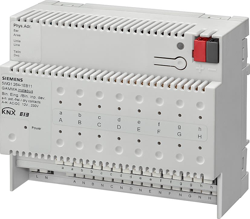 Siemens IBT - Module knx 8+8 entrees binaires 12-230vca dc