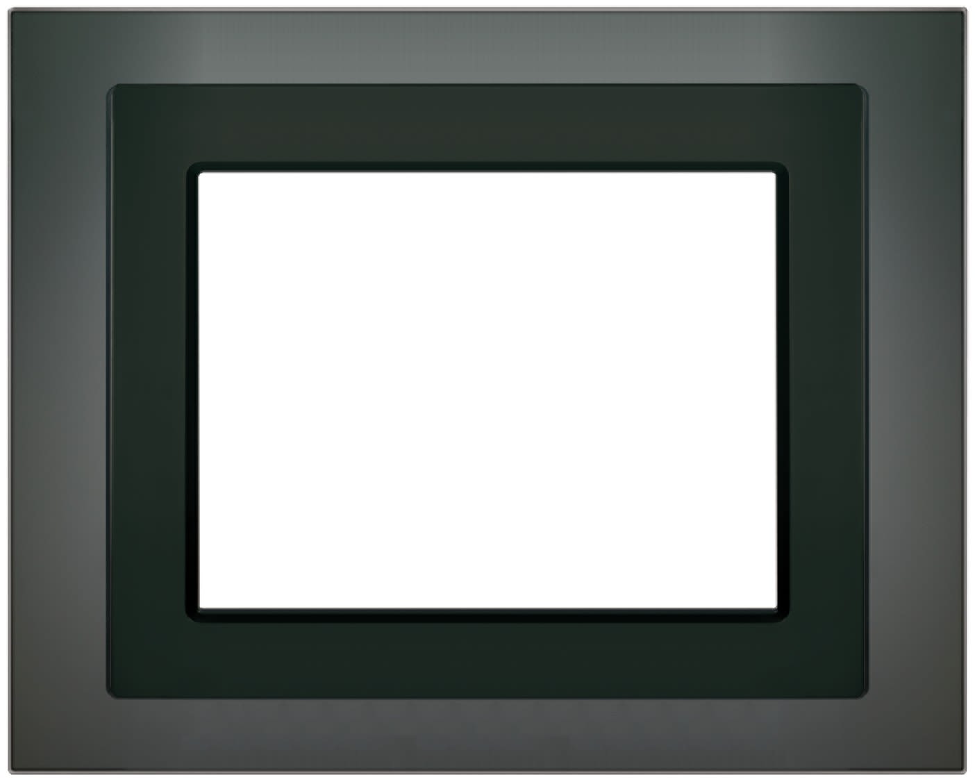 Siemens IBT - Cadre design pour ecran tactile verre noir