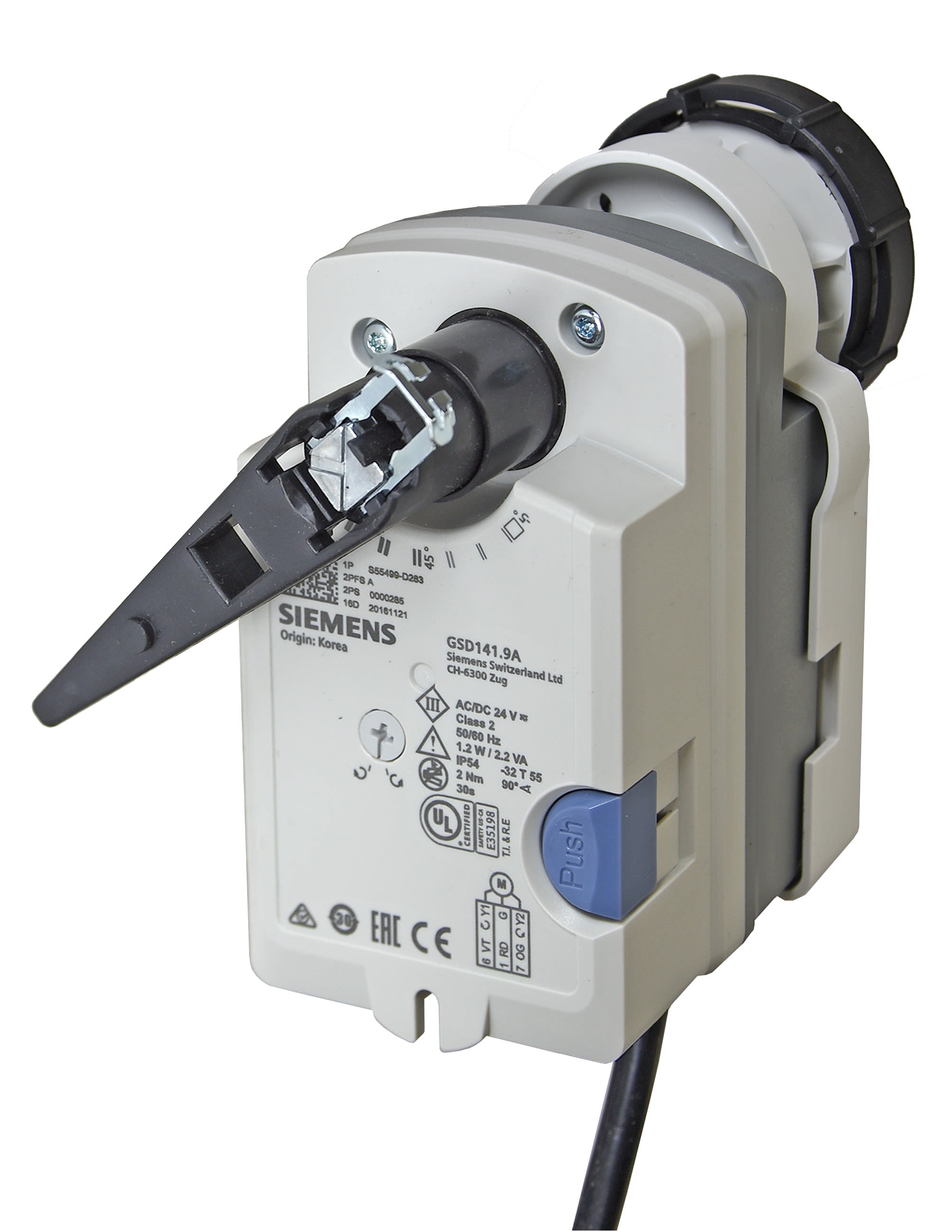Siemens IBT - ServoM 2Nm 2pts 230V~ V. boiss. sphér.