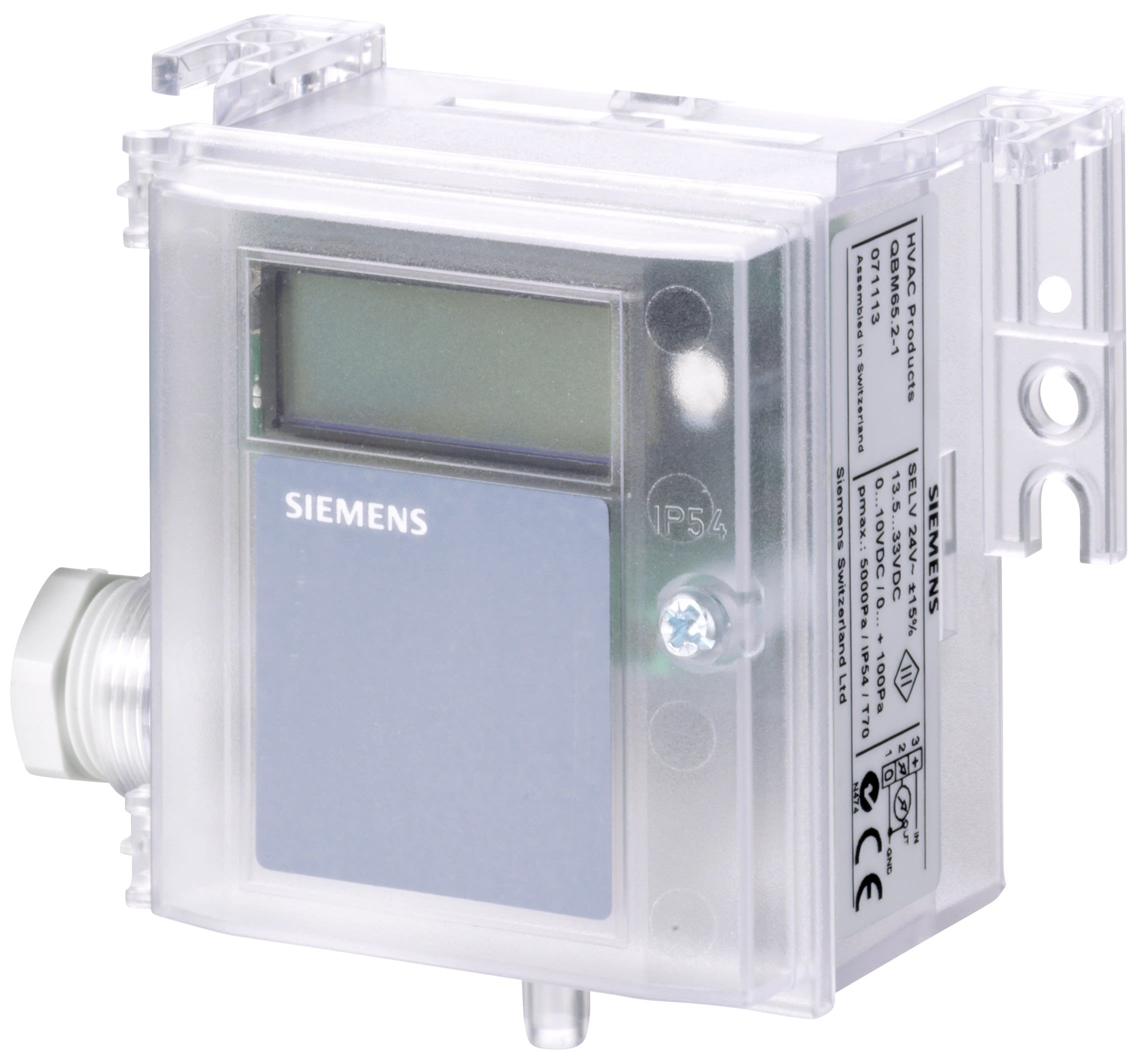 Siemens IBT - Sonde pression diff. 0-10V 0 2500 Pa