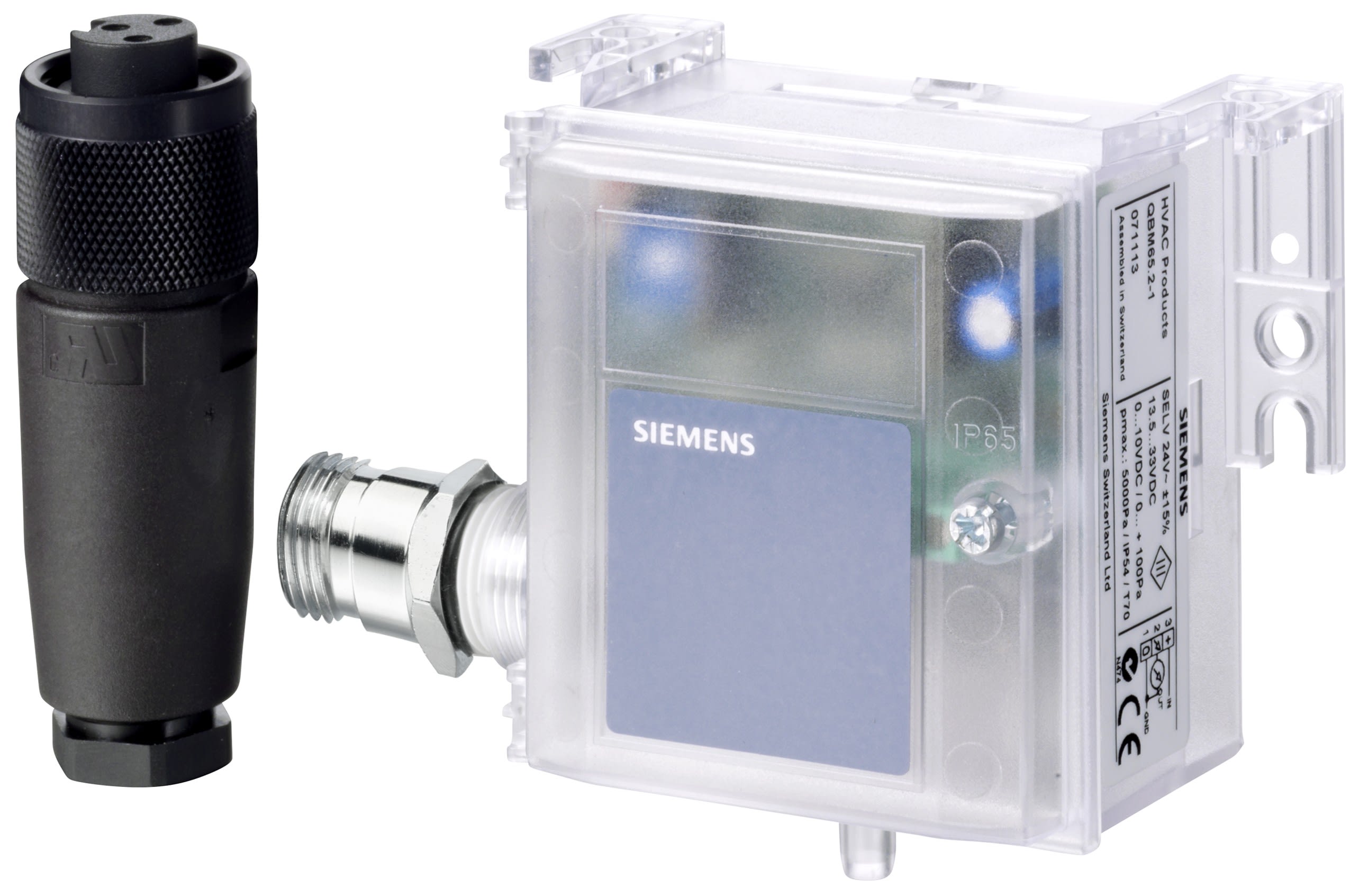 Siemens IBT - Sonde pression diff. certifiée 50 Pa