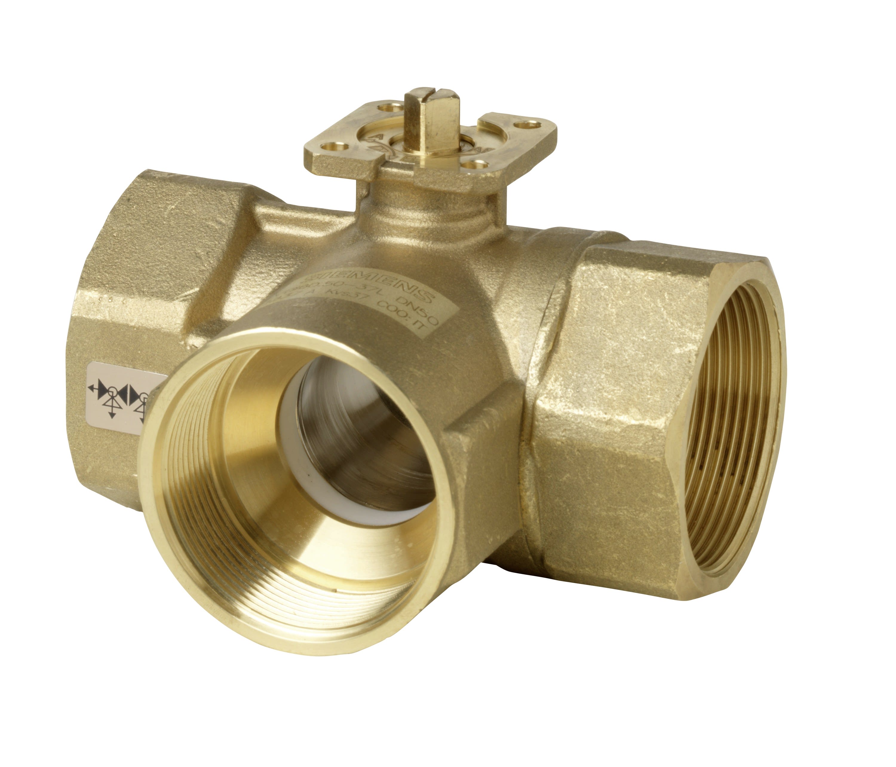 Siemens IBT - Vanne boiss. sphér. PN40 3V DN50 ChgO. L