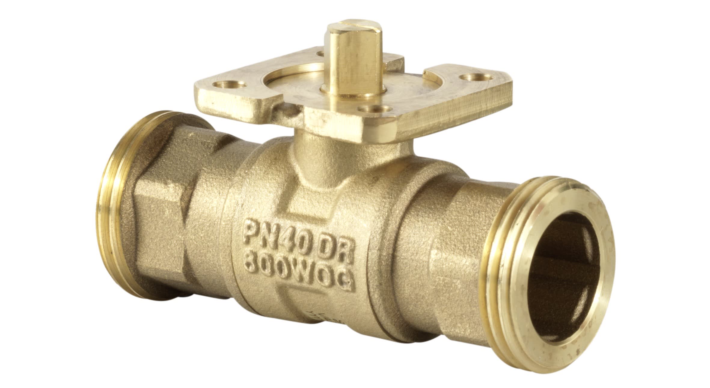Siemens IBT - Vanne boiss. sphér. PN40 2V DN32 isolem.
