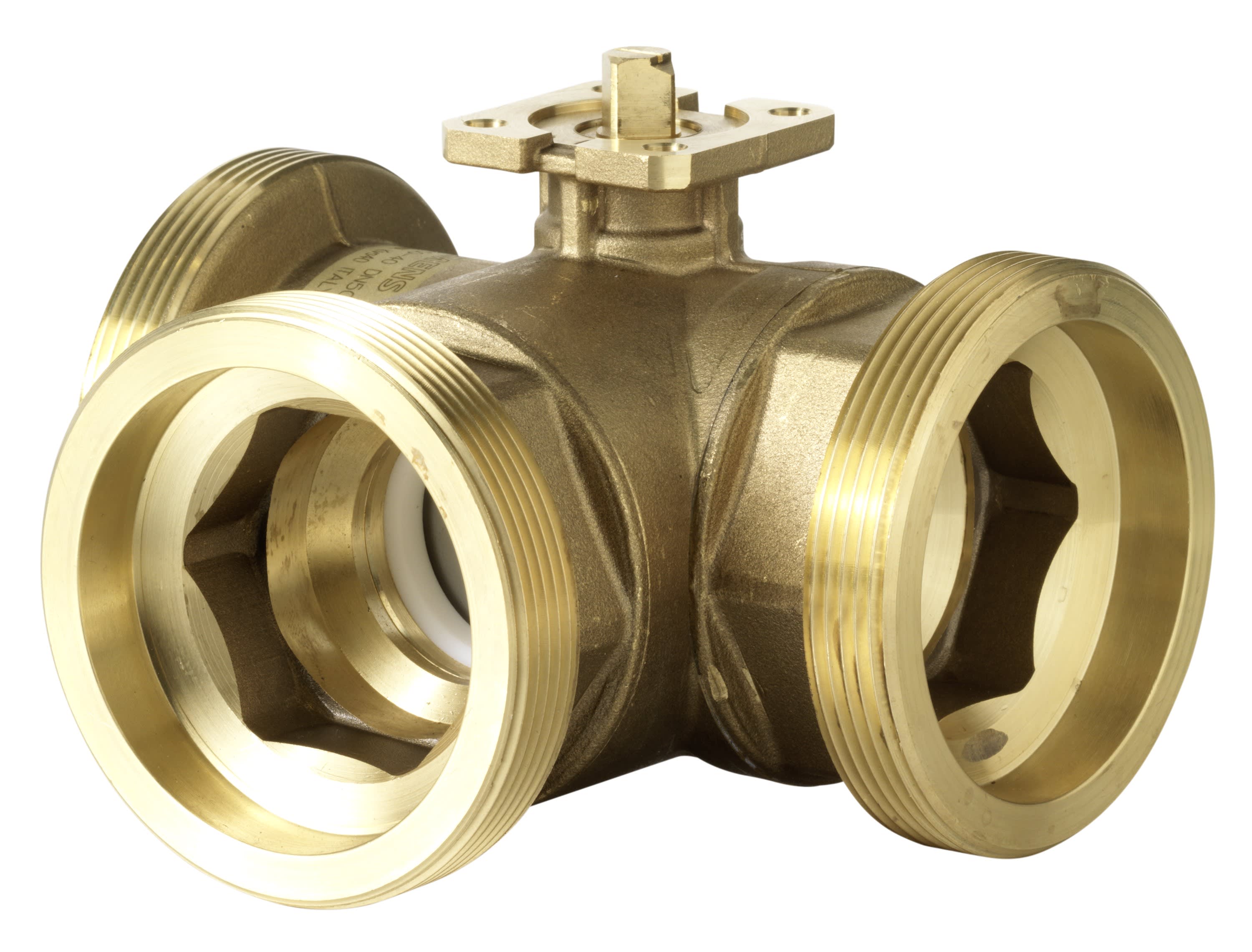 Siemens IBT - Vanne boiss. sphér. PN40 3V DN40 ChgO. T