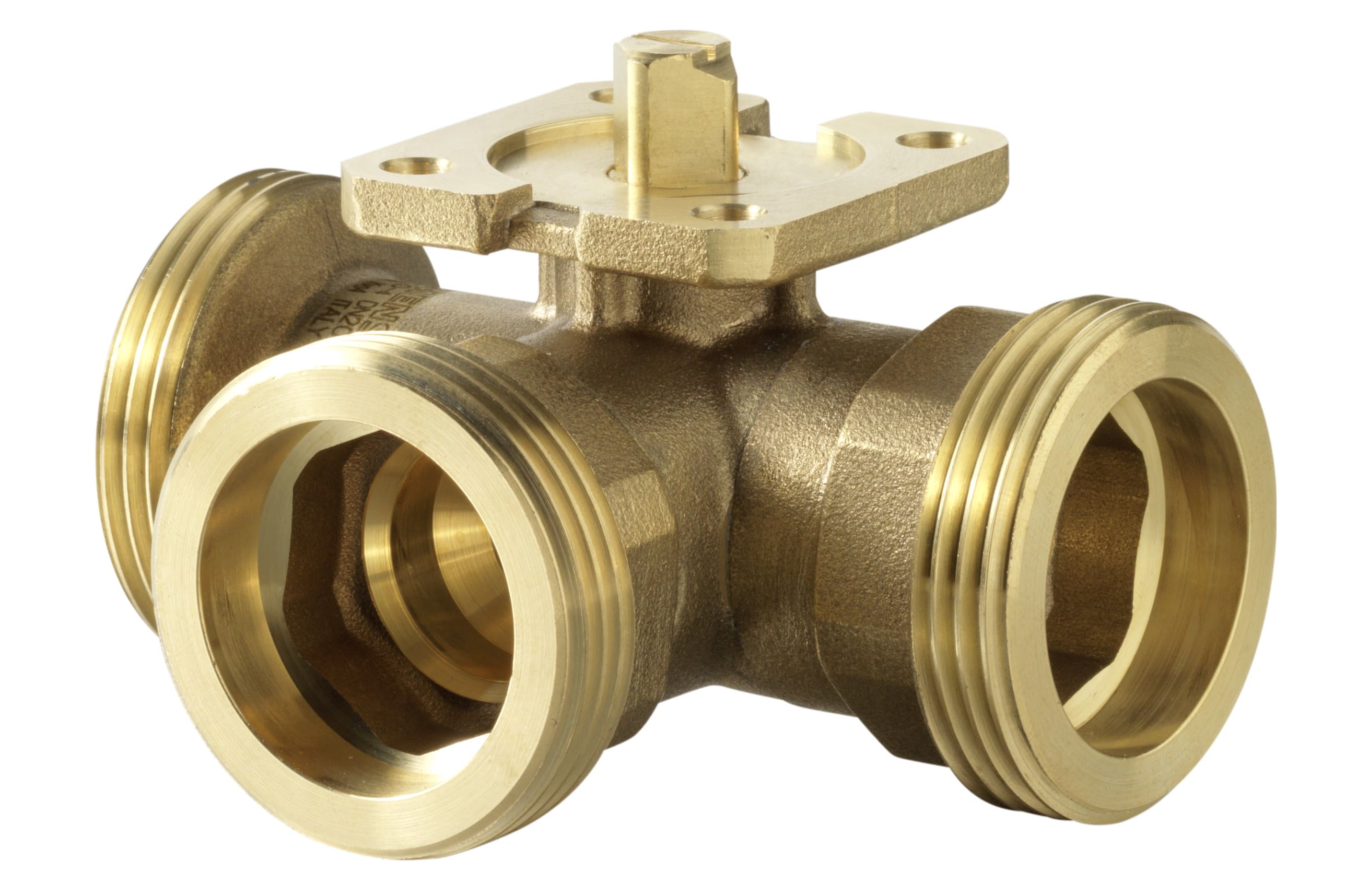 Siemens IBT - Vanne boiss. sphér. PN40 3V DN25 kvs 10