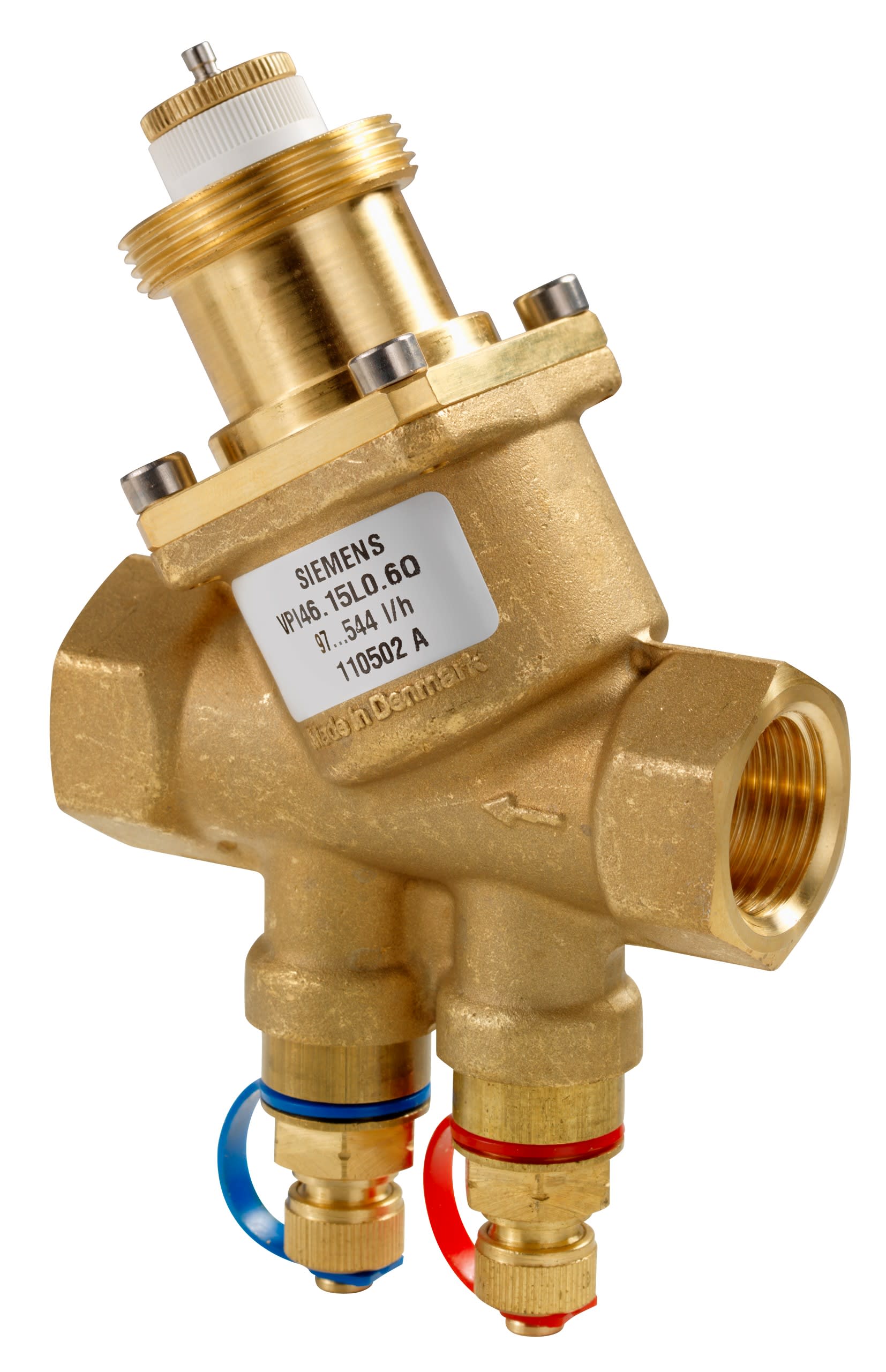 Siemens IBT - Petite vanne combi. équi.+mes. PN25 DN32