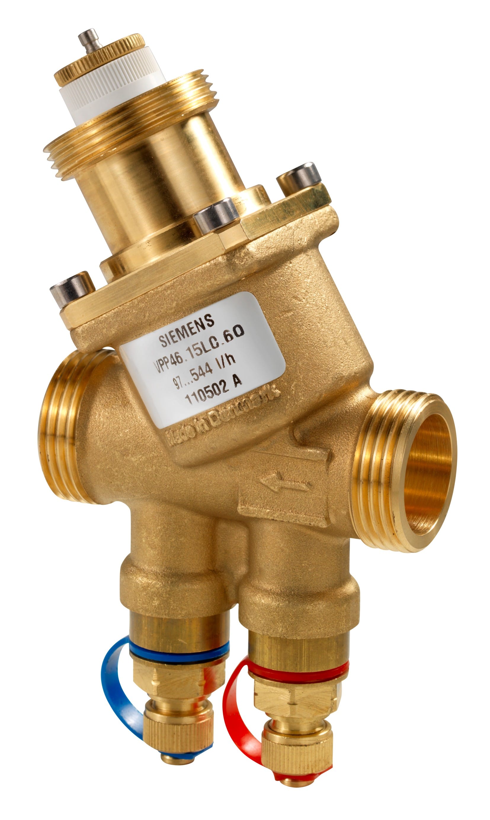 Siemens IBT - Petite vanne combi. équi.+mes. PN25 DN25