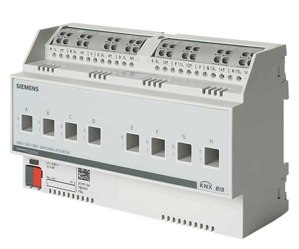 Siemens IBT - Actionneur de commutation 8 x 6ax charge c