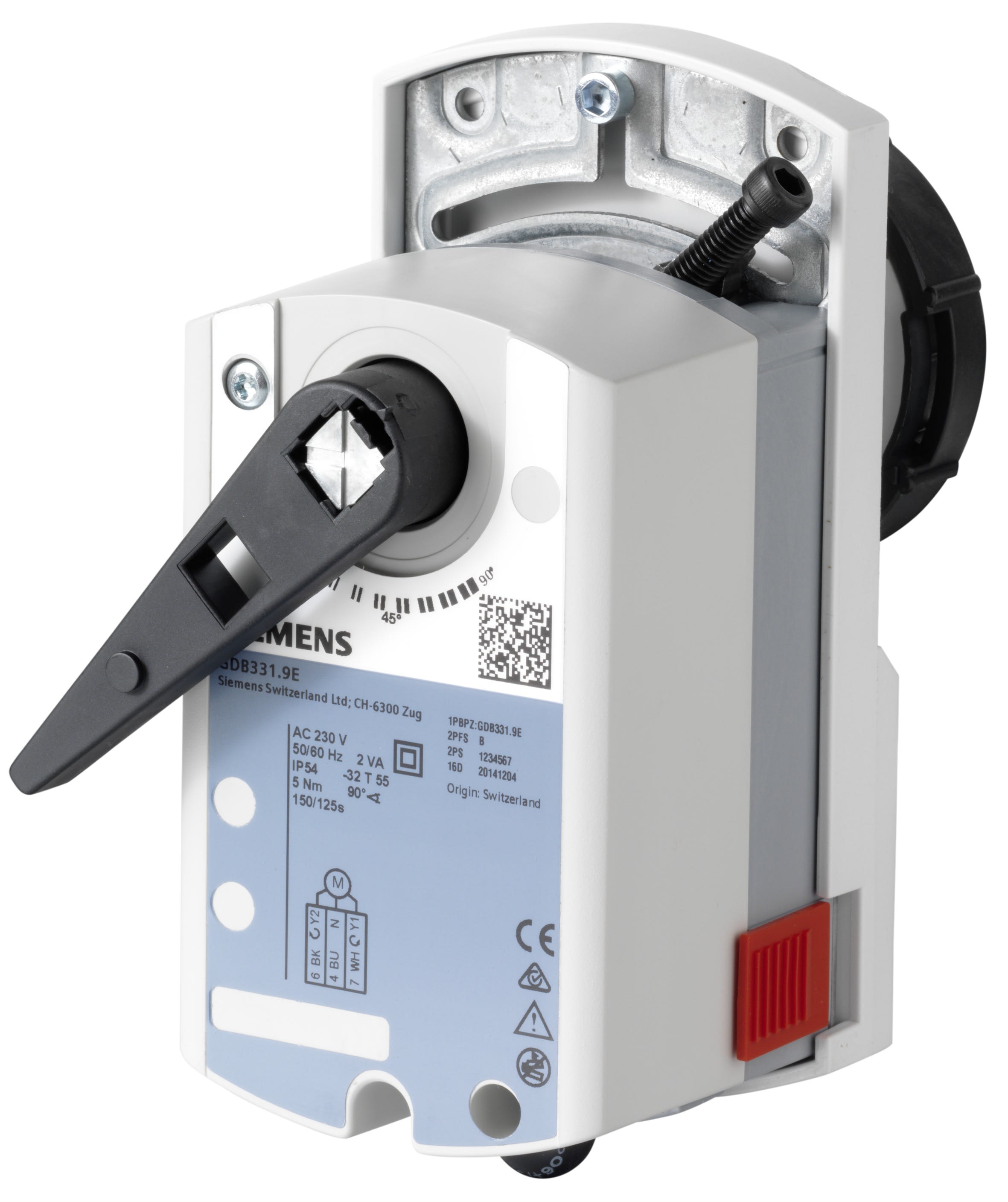 Siemens IBT - ServoM 10Nm 2 3pts 230V~ V. bois. sphér.