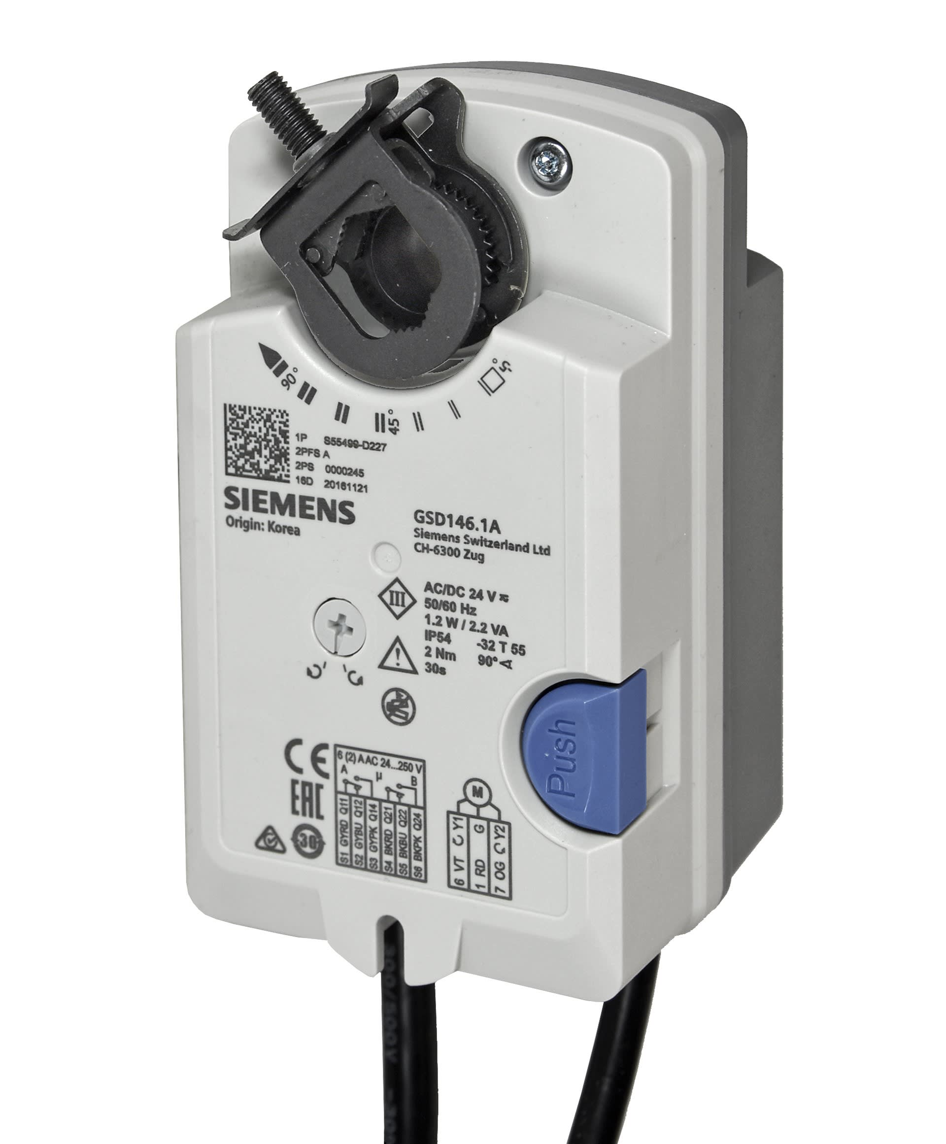 Siemens IBT - ServoM 2Nm 2pts 24V Volet rota.