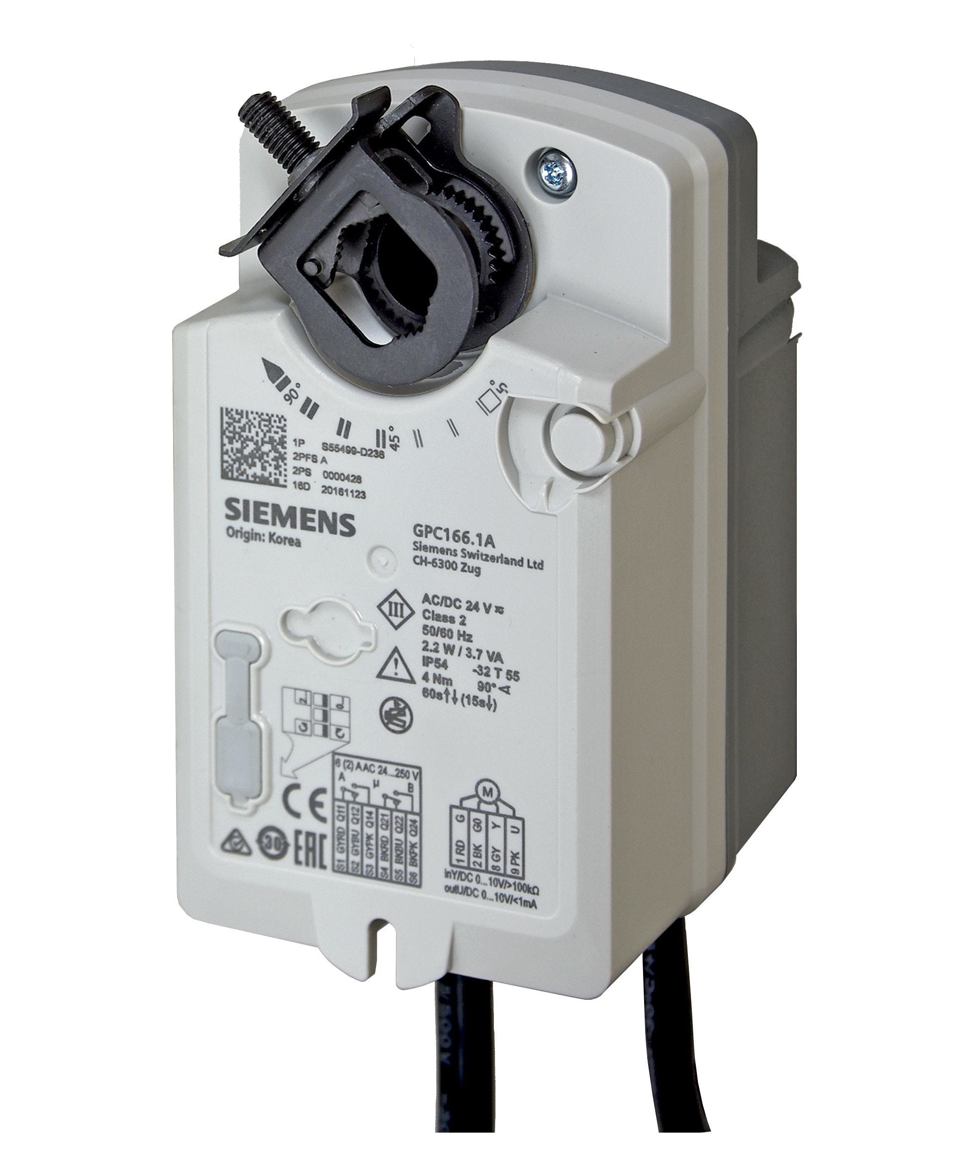 Siemens IBT - ServoM 4Nm 3pts 24V RaZ Volet rota.