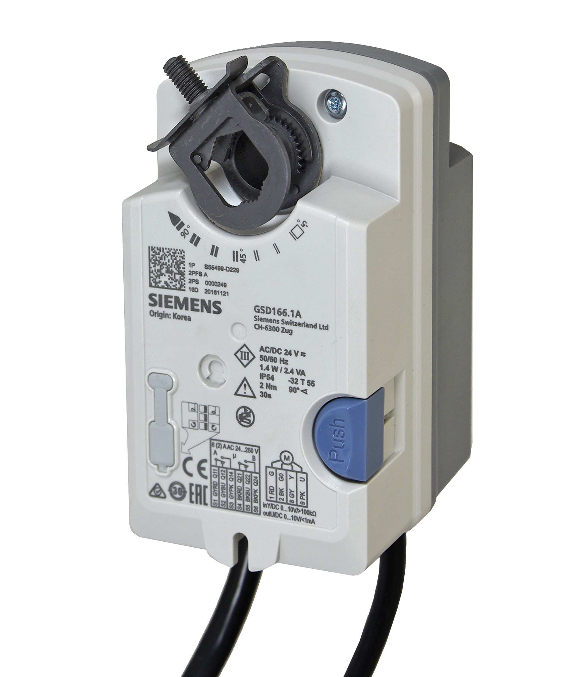 Siemens IBT - ServoM 2Nm 2 3pts 230V~ Volet rota.