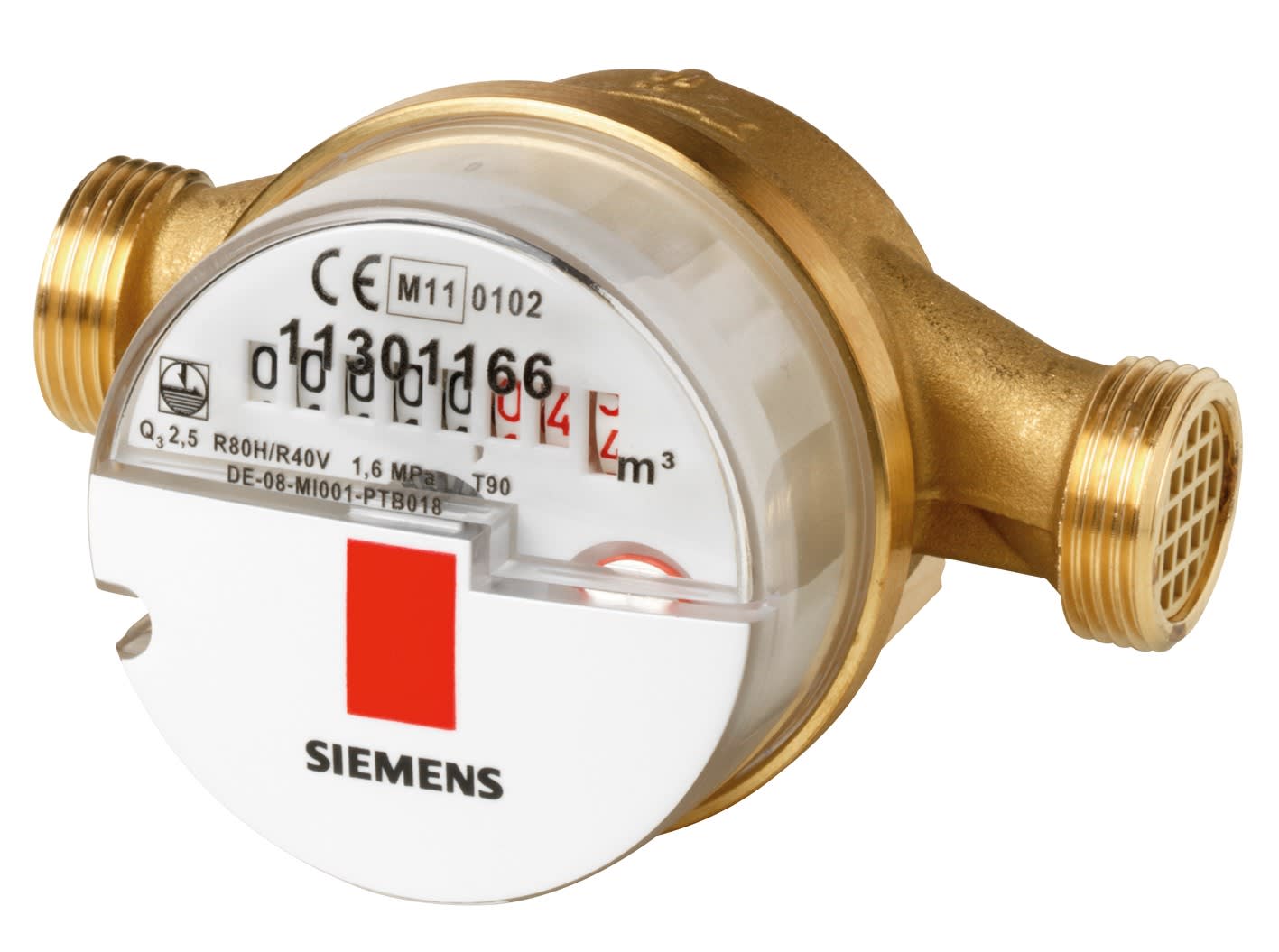 Siemens IBT - Compteur d'eau chaude 2.5m3 h 110mm