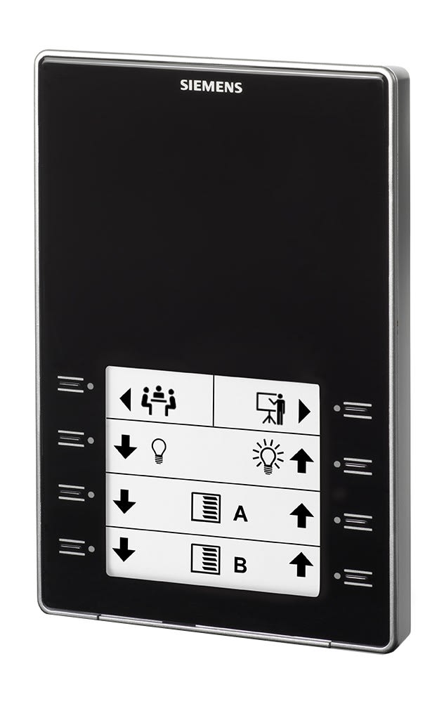 Siemens IBT - Appareil d'amb. KNX Temp. Boutons noir