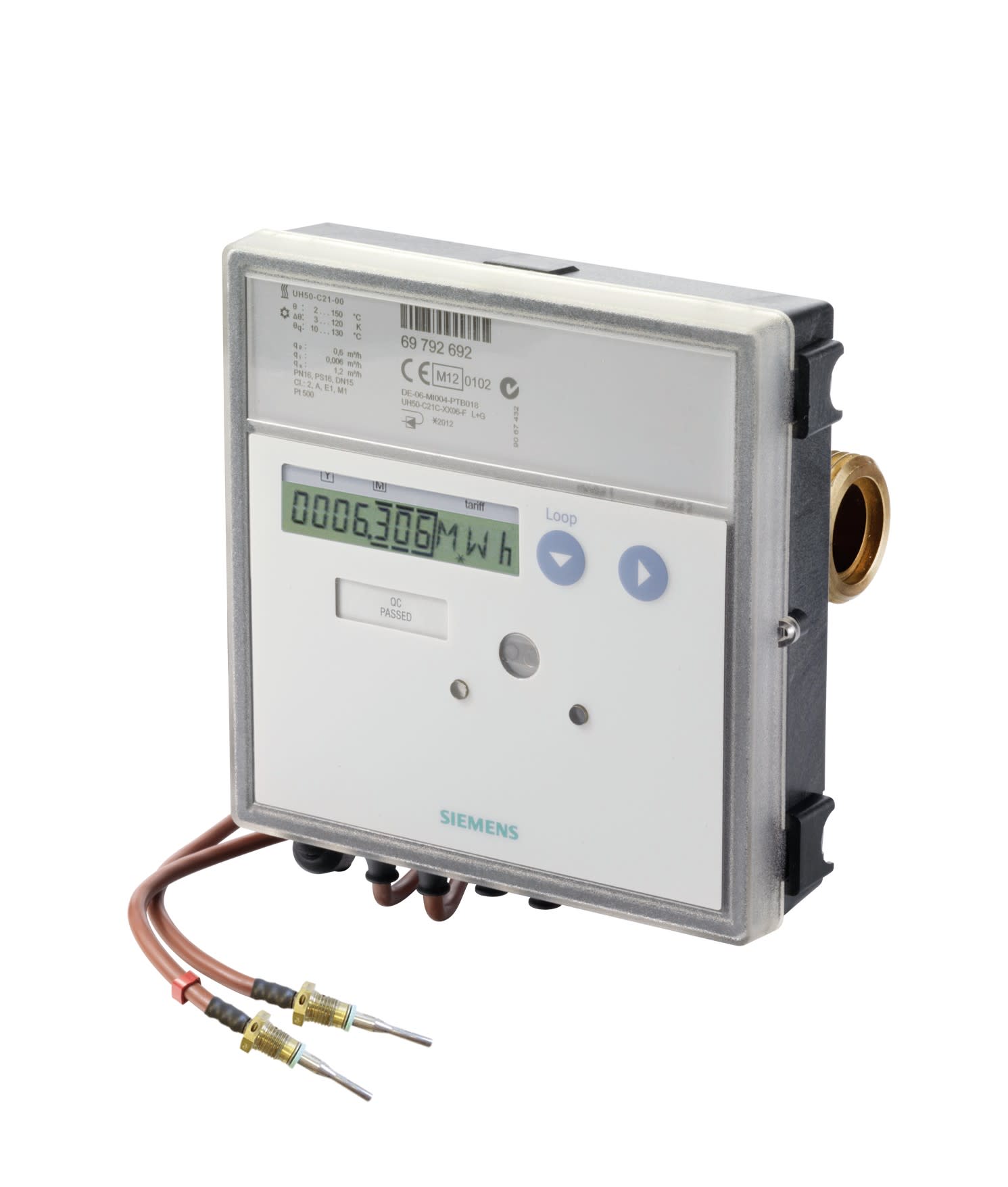 Siemens IBT - Compteur Ultrason Thermique Combiné 3.5m3 h PN25
