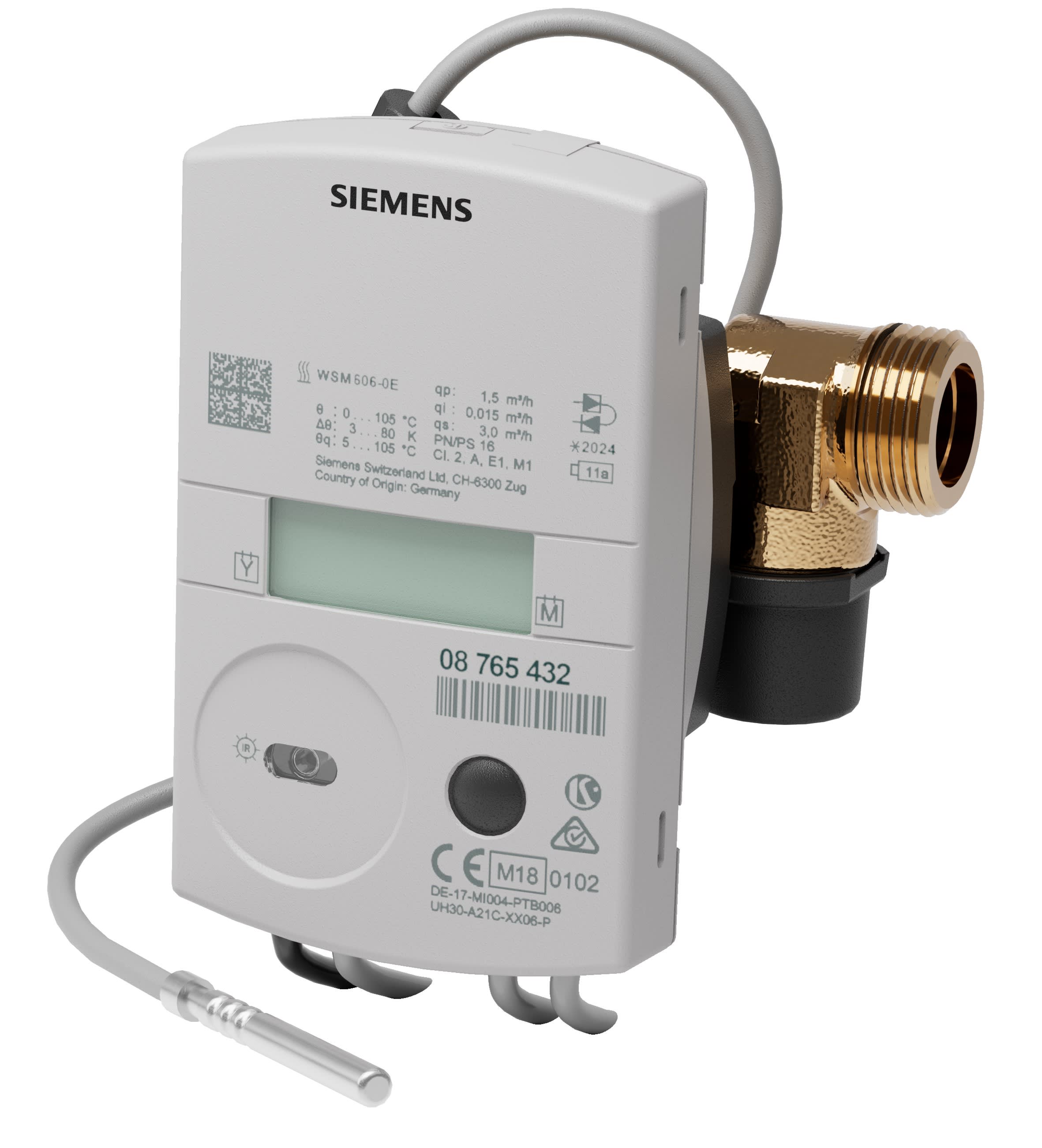 Siemens IBT - Compteur Ultrason Therm. Ch fr 2.5m3 h bat. M-bus