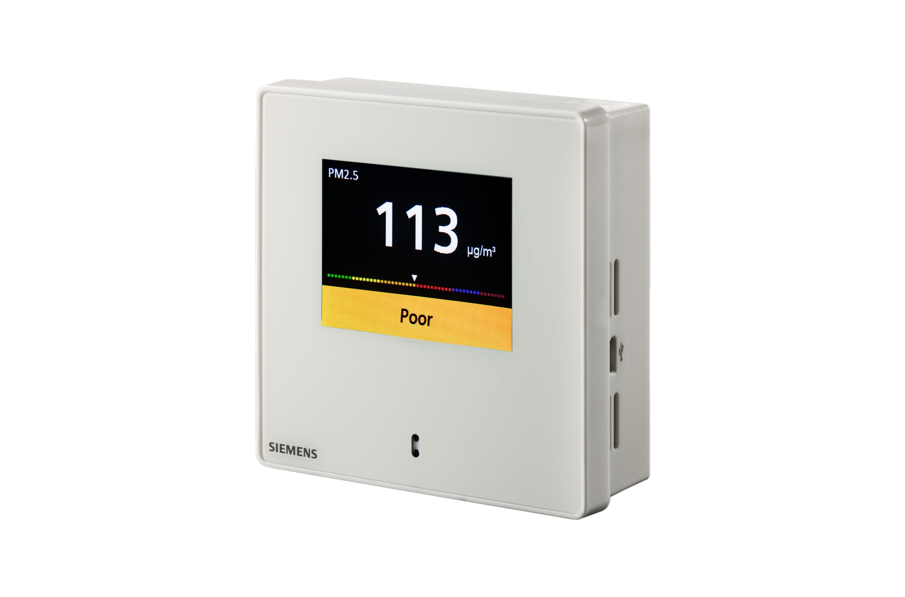 Siemens IBT - Capteur particules fines PM2.5 et PM10