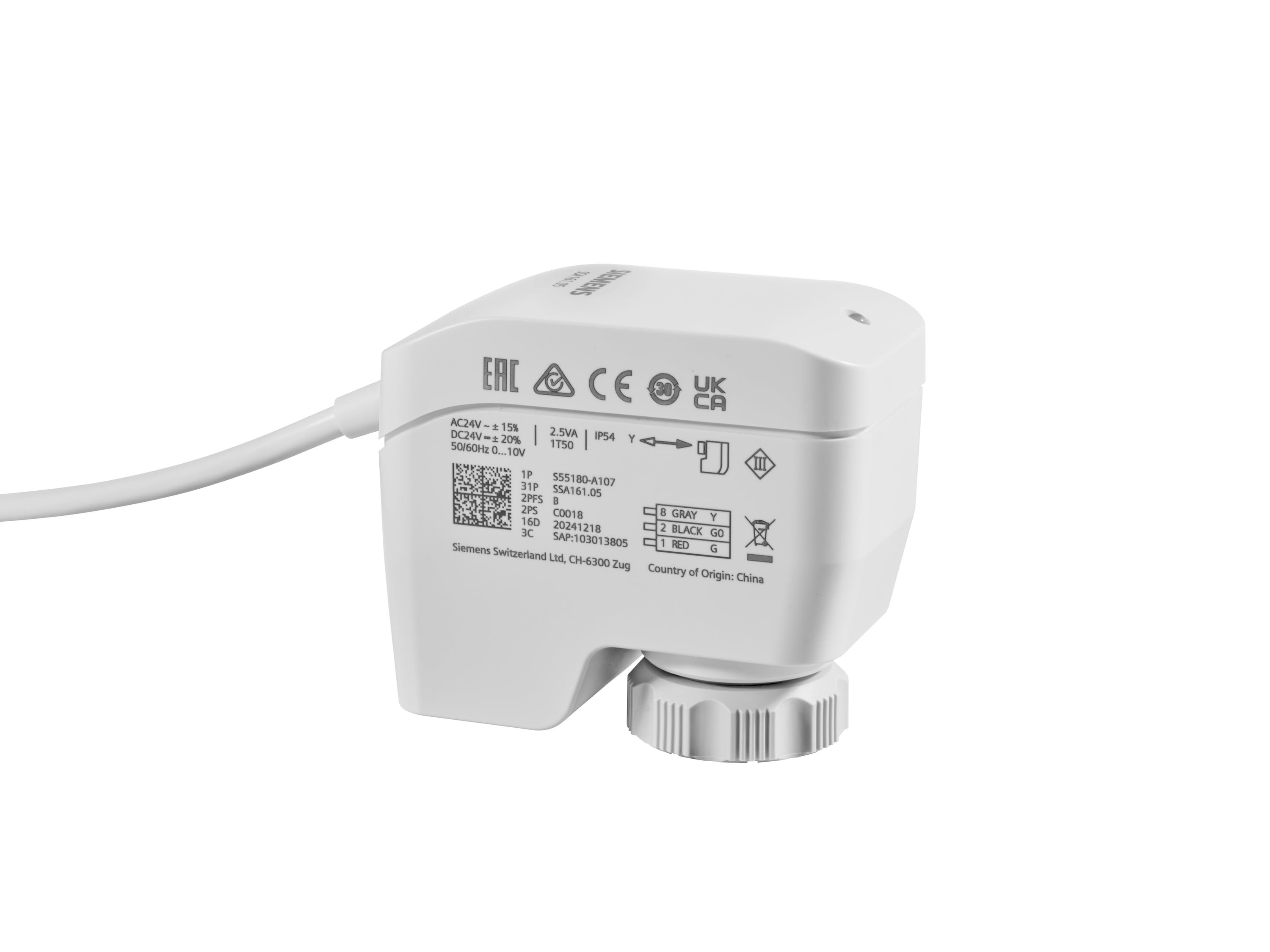 Siemens IBT - Servom 100n 1,2 6,5mm 0..10v 24v 65s