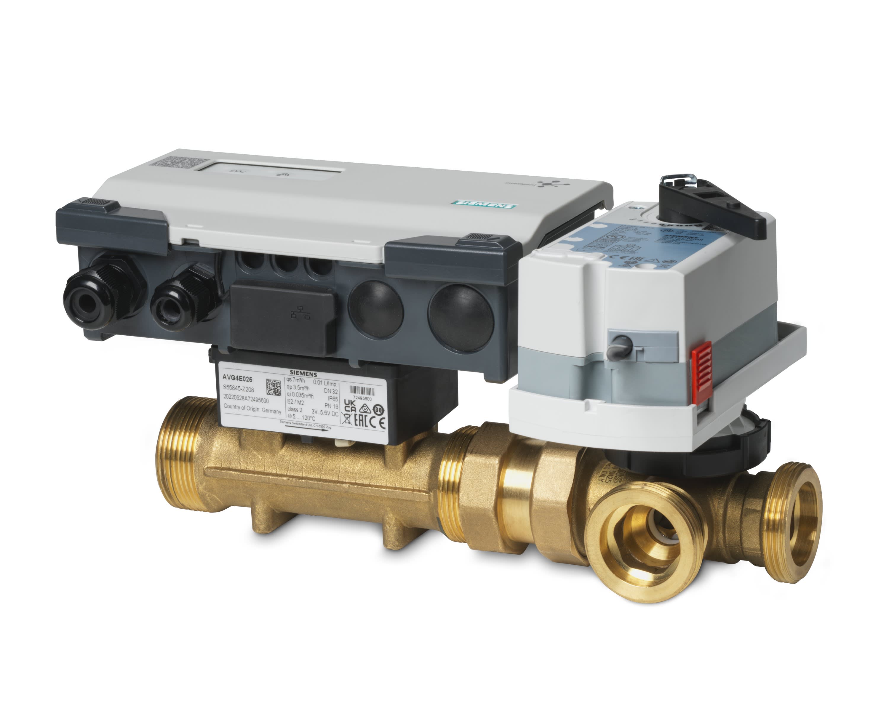 Siemens IBT - Vanne 3V intell. filetée PN16 DN32 PICV