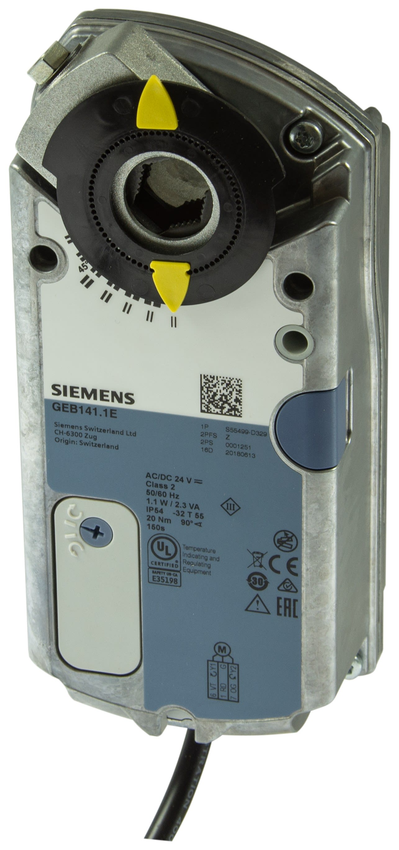 Siemens IBT - ServoM 20Nm 2 3pts 230V~ Volet rota.