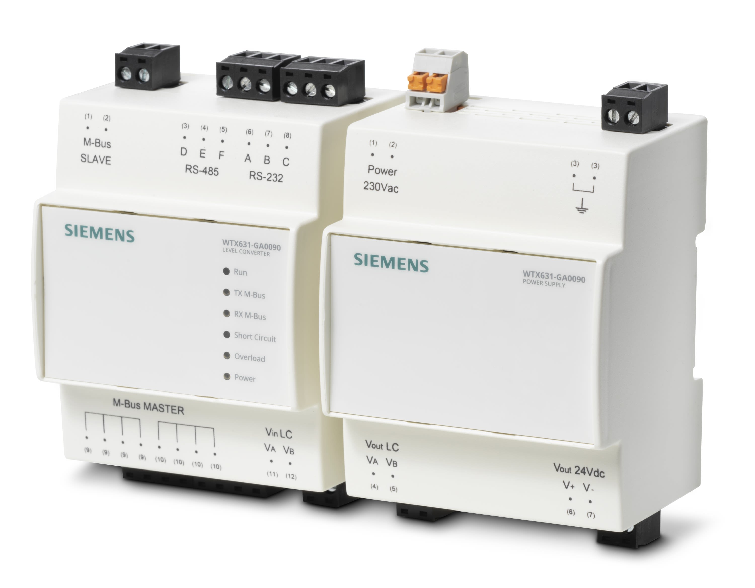 Siemens IBT - Convertisseur de niveau M-bus 250 appareils