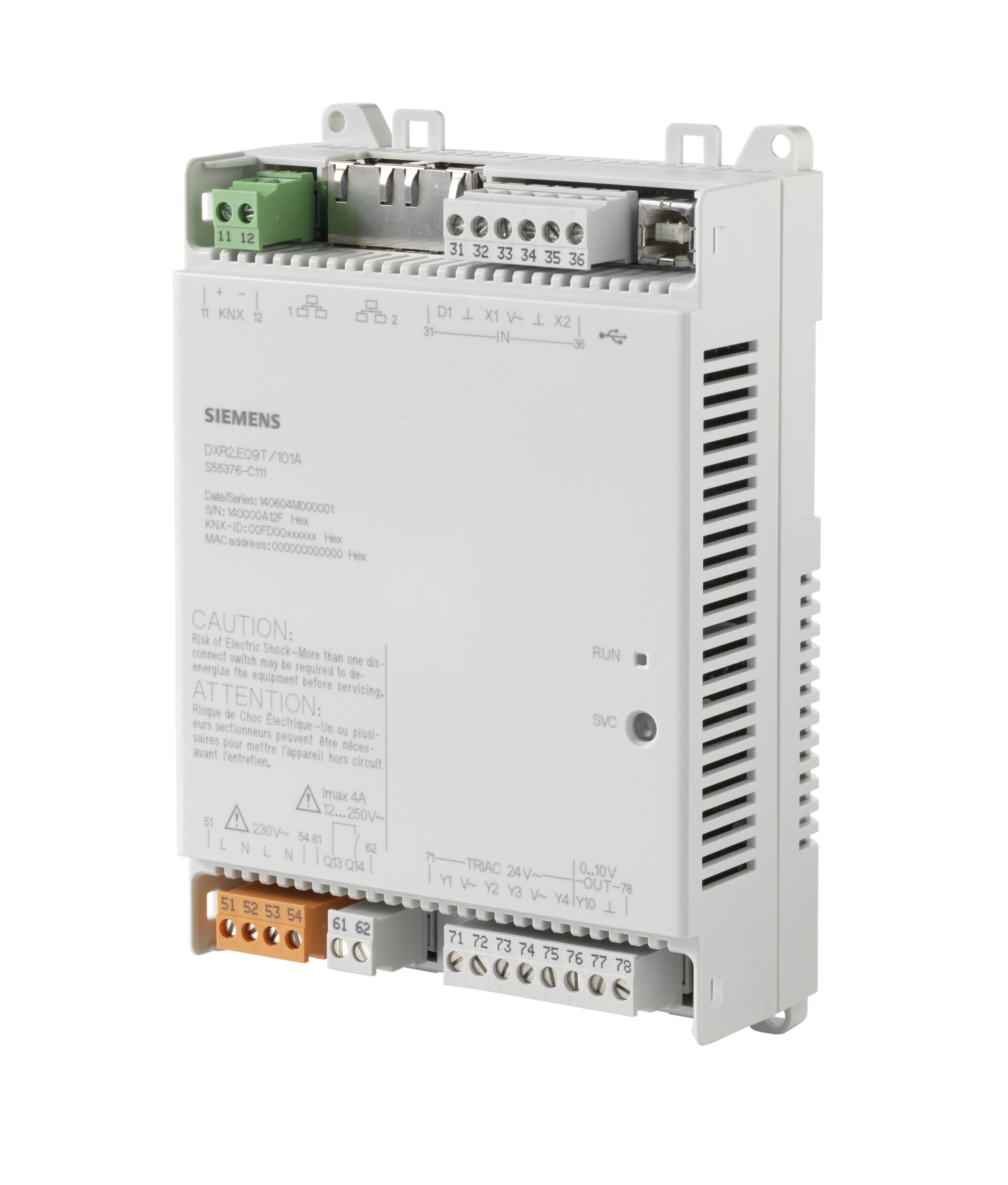 Siemens IBT - Régulateur multimétiers, 230VAC, BACnet IP