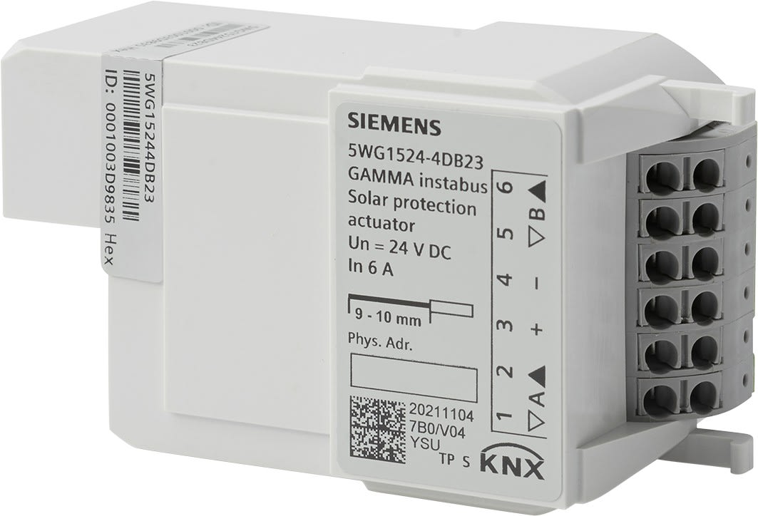 Siemens IBT - Solar protection actuator 2 x DC 24 V, 6 A