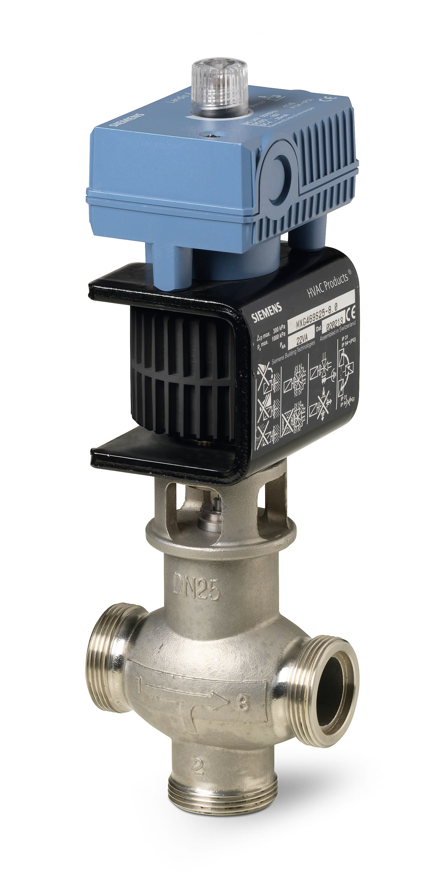 Siemens IBT - Vanne magnétique Inox DN32 kvs 12