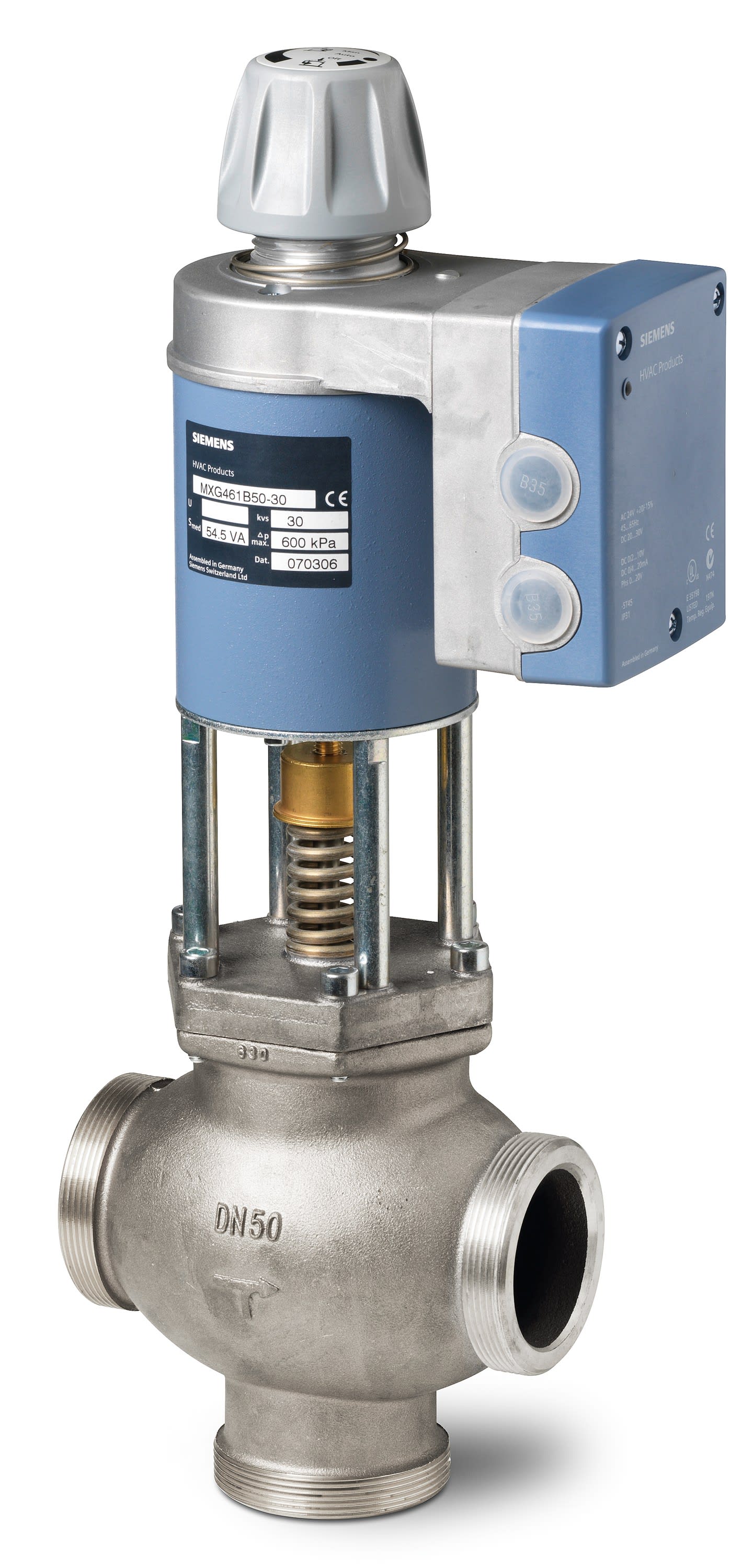 Siemens IBT - Vanne magnét.Inox DN40 kvs 20