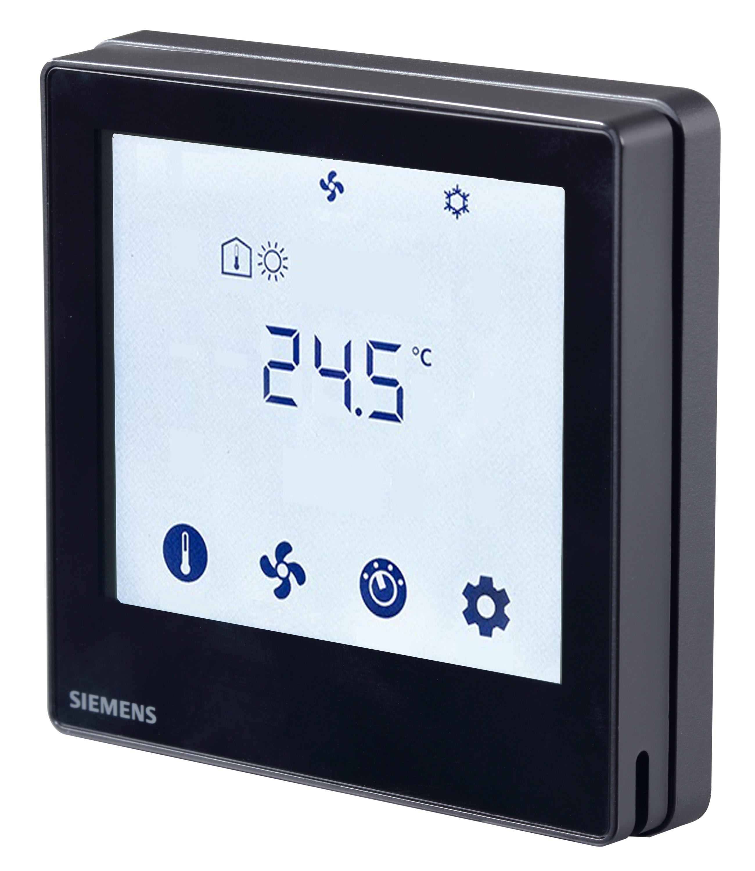 Siemens IBT - Régulateur amb. 1 2enc. tactile noir