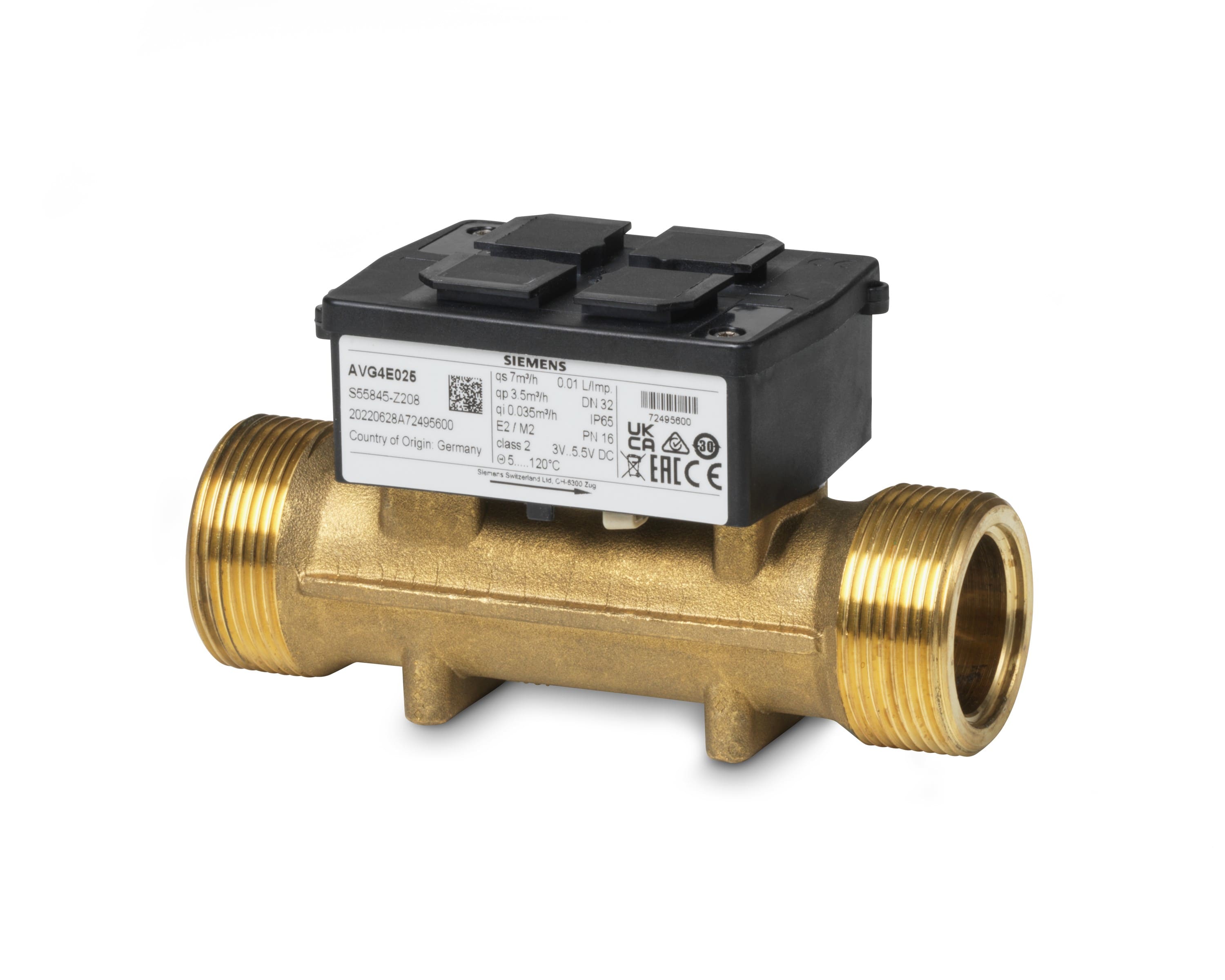 Siemens IBT - Débitmètre ultraS vanne intellig. DN32
