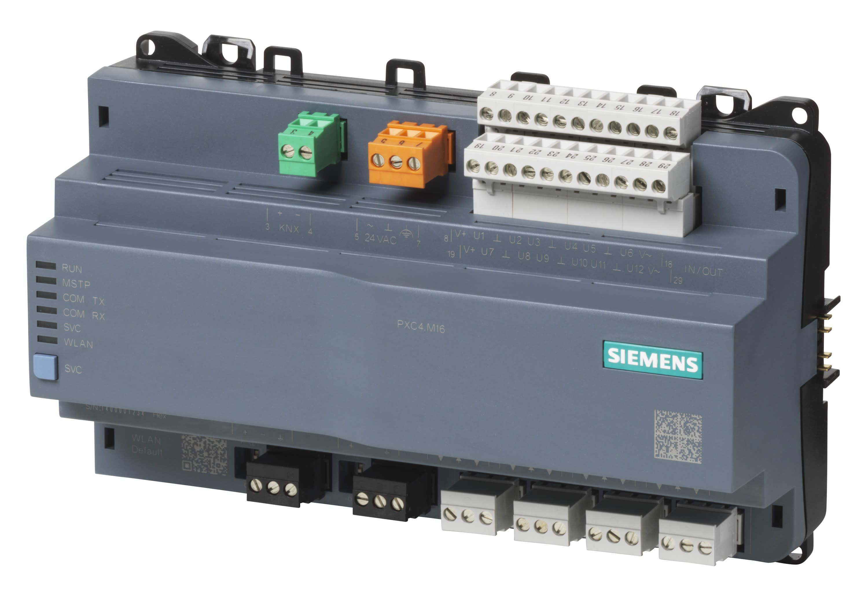 Siemens IBT - Automate compact extensible, 16 Entrées Sorties, Modbus, M-Bus, KNX PL-Link, BAC