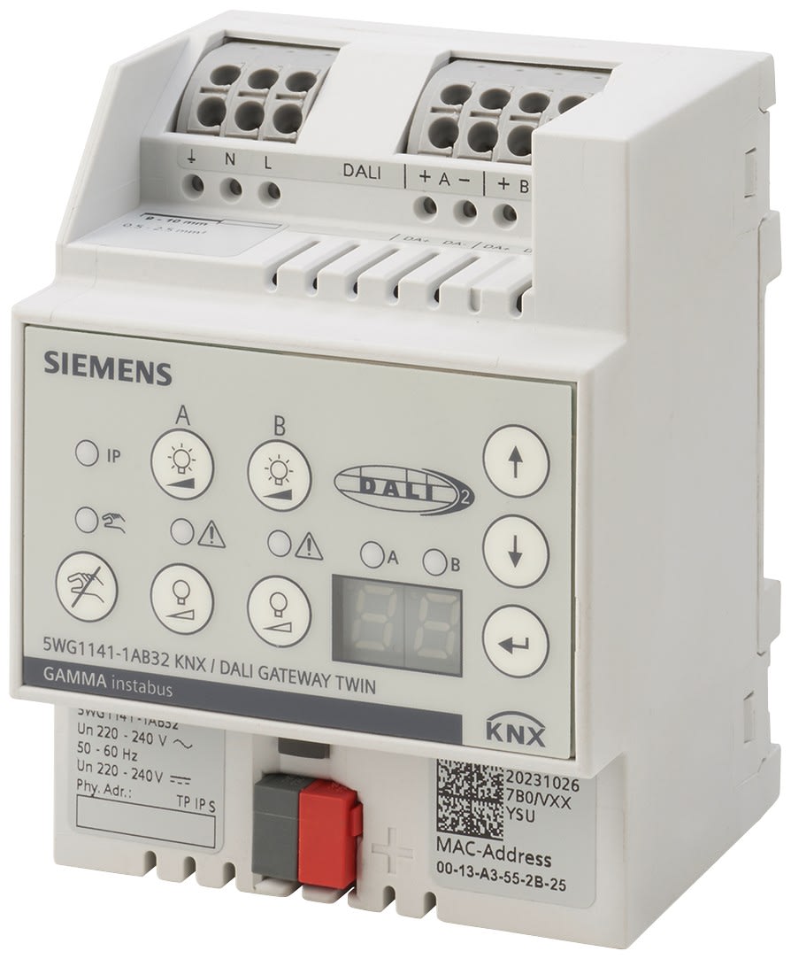 Siemens IBT - Passerelle KNX DALI 2 Twin