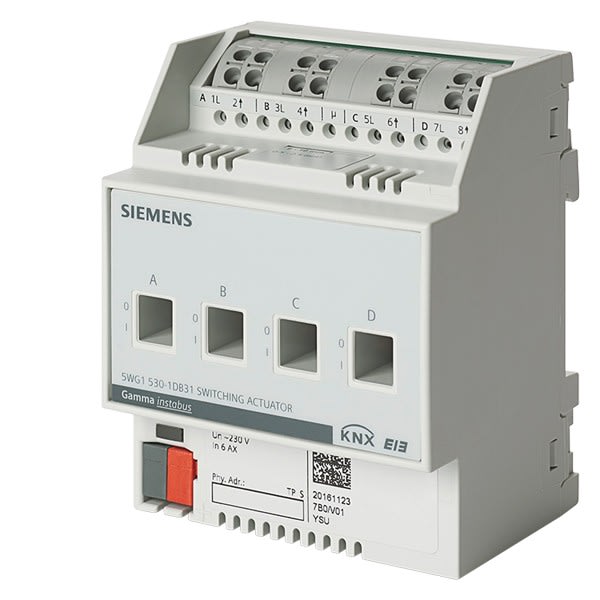 Siemens IBT - Actionneur de commutation 4 x 6ax charge c