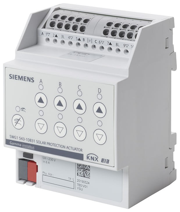 Siemens IBT - Actionneur pour store 4x230Vca 6A