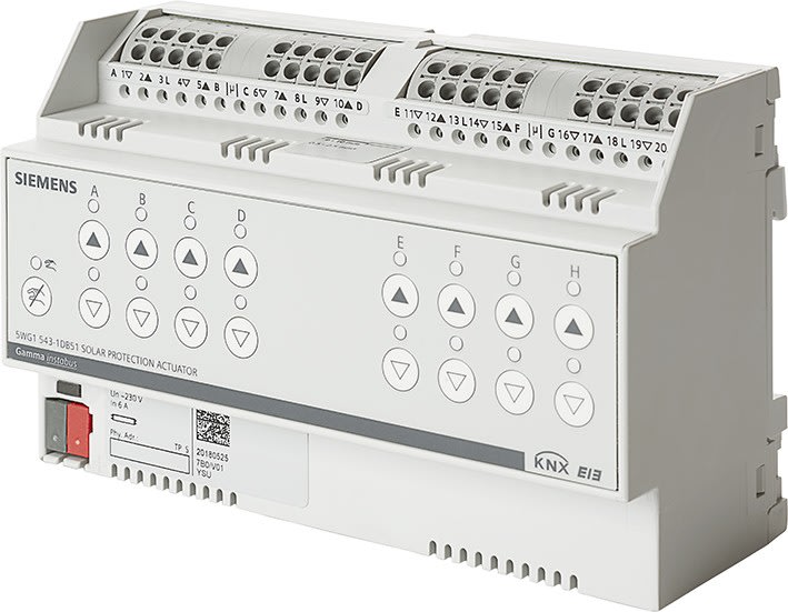 Siemens IBT - Actionneur pour store 8x230Vca 6A