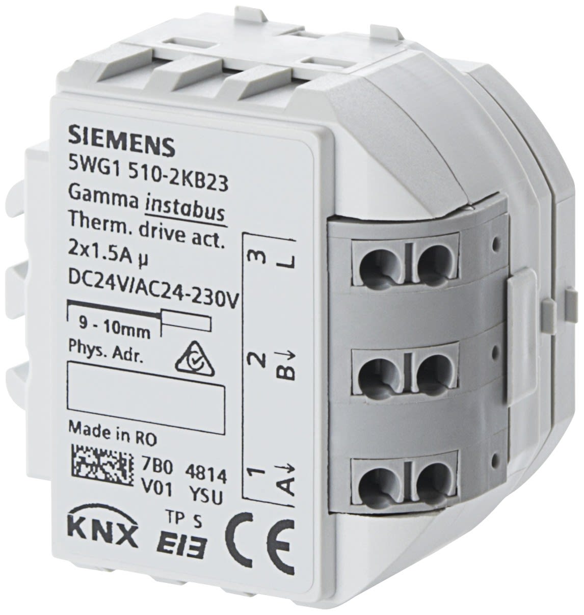 Siemens IBT - Actionneur commut. 2x230 VCA 1,5A