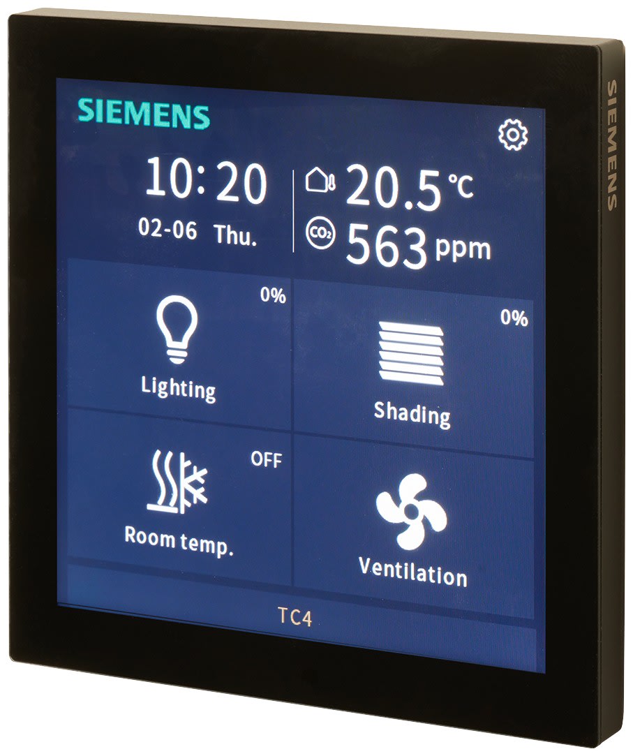 Siemens IBT - Ecran tactile KNX TC4 noir