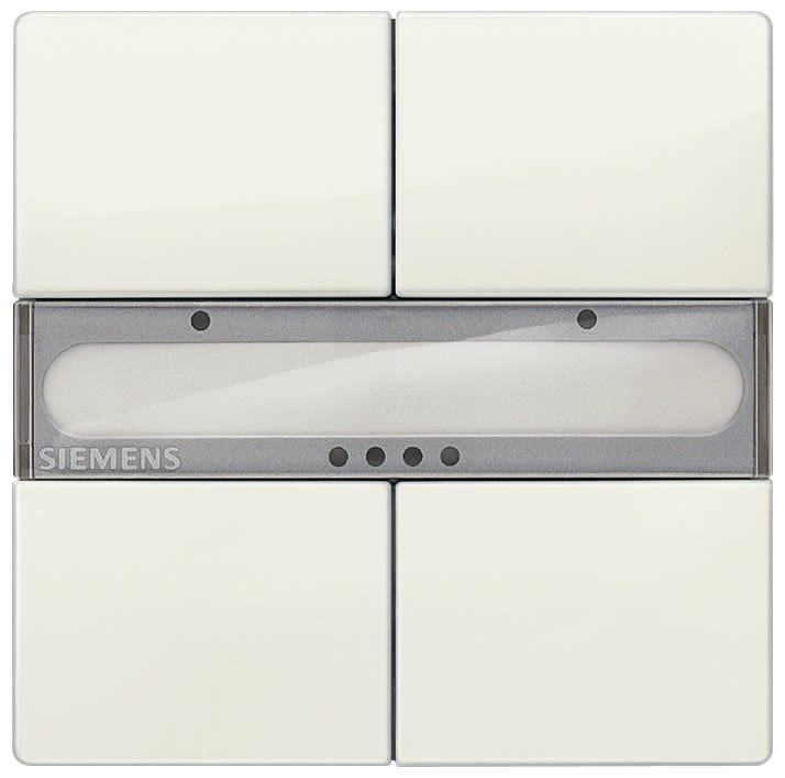 Siemens IBT - Bouton poussoir x2 blanc