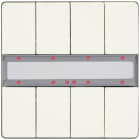 Siemens IBT - Bouton poussoir + led + scene + t° x4 blanc