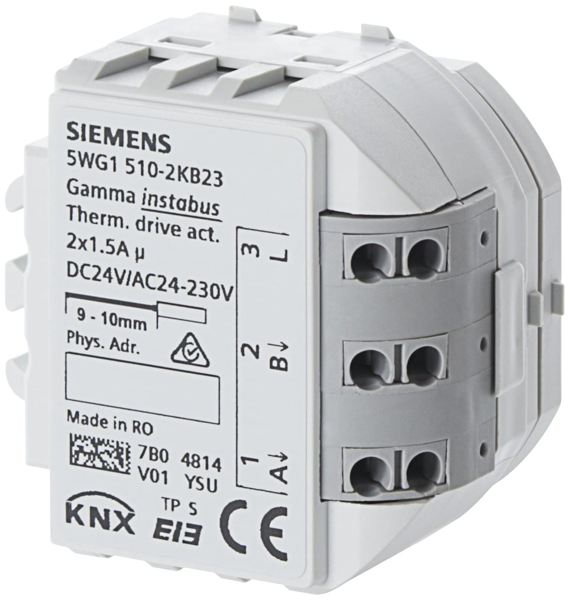 Siemens IBT - Actionneur commut. 2x230 VCA 1,5A