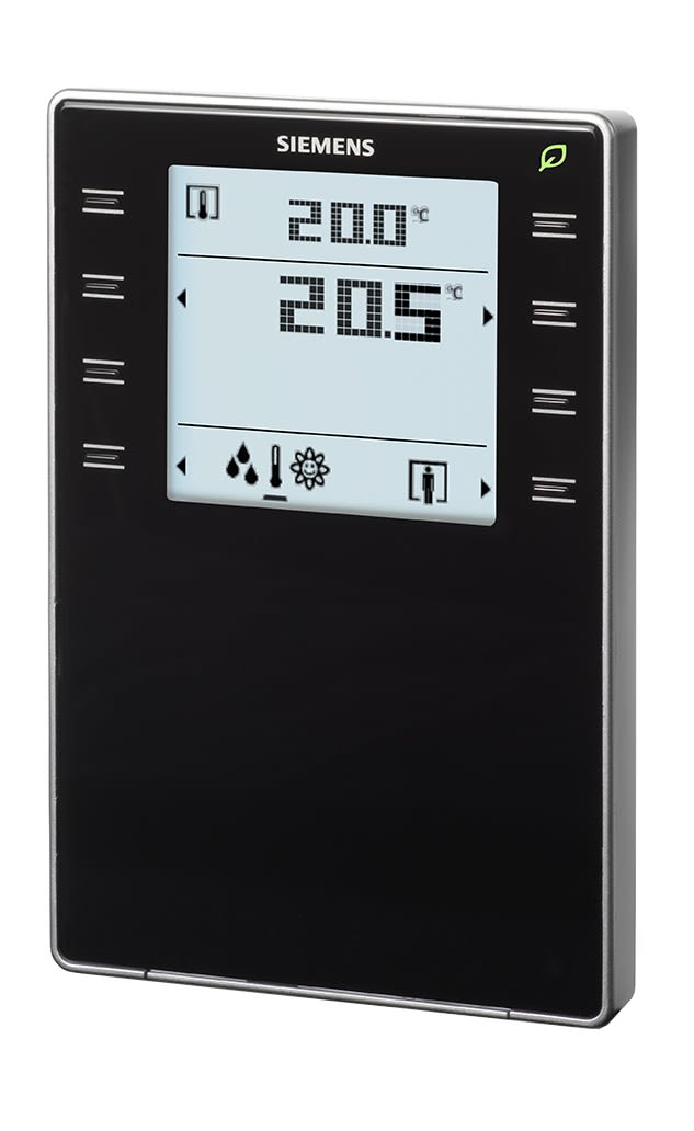 Siemens IBT - Appareil d?ambiance KNX Temp + Humi. LCD Noir