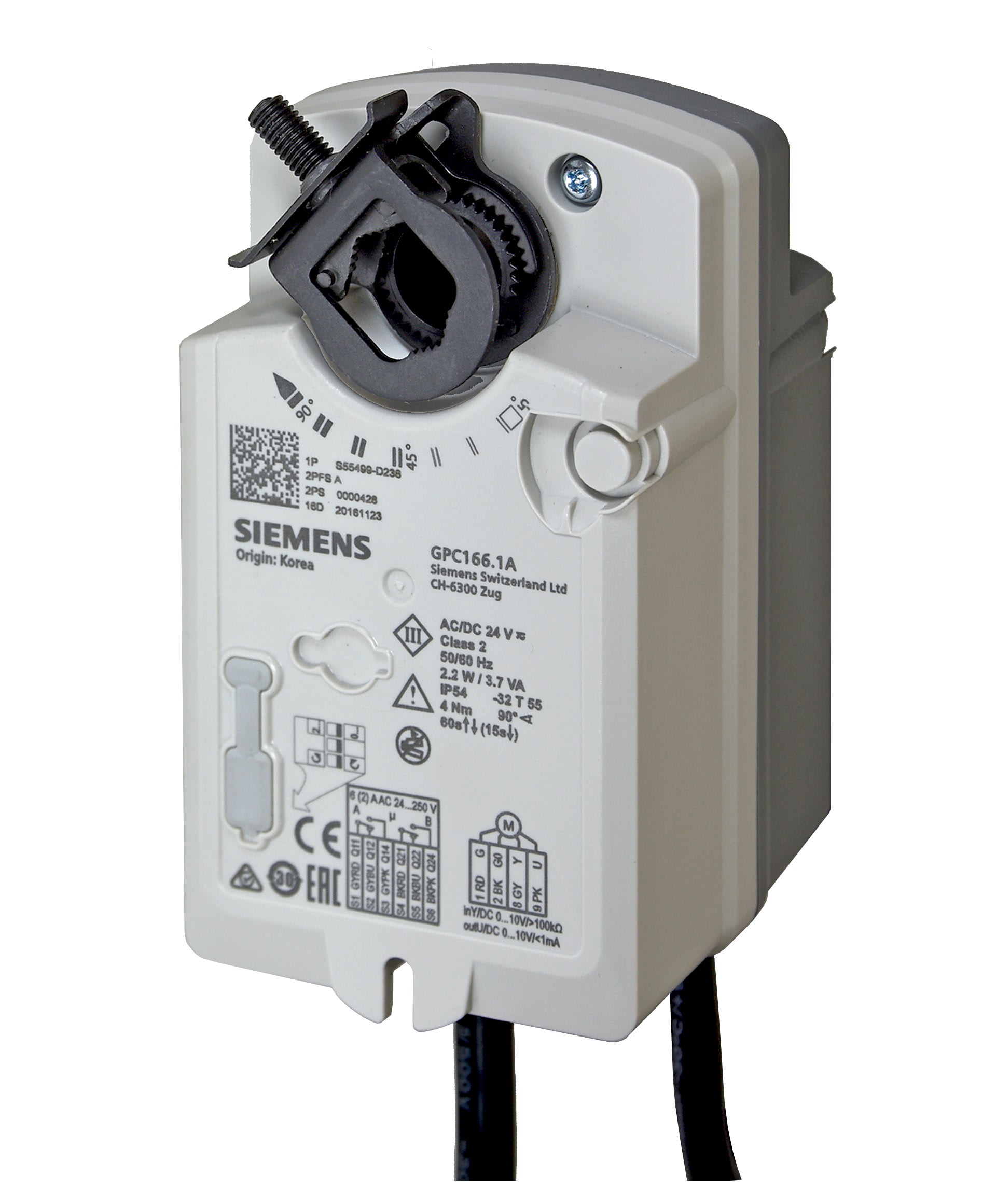 Siemens IBT - ServoM 4Nm 0..10V 230V~ RaZ Volet rota.