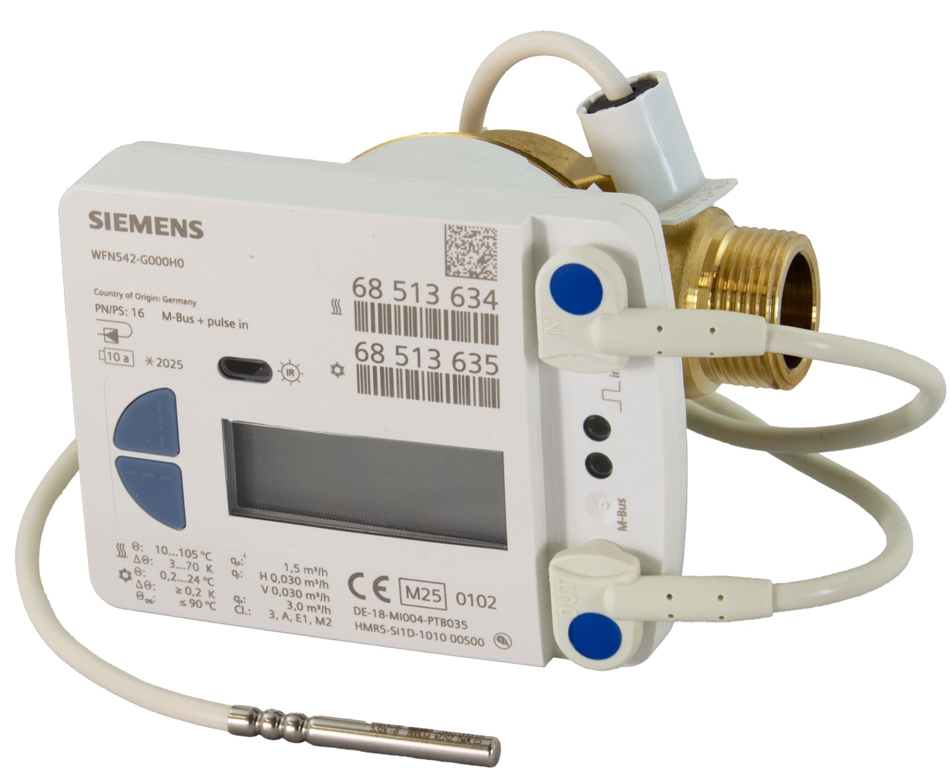 Siemens IBT - Compteur Ener. Méca ChFr 2.5 m3 h bat.
